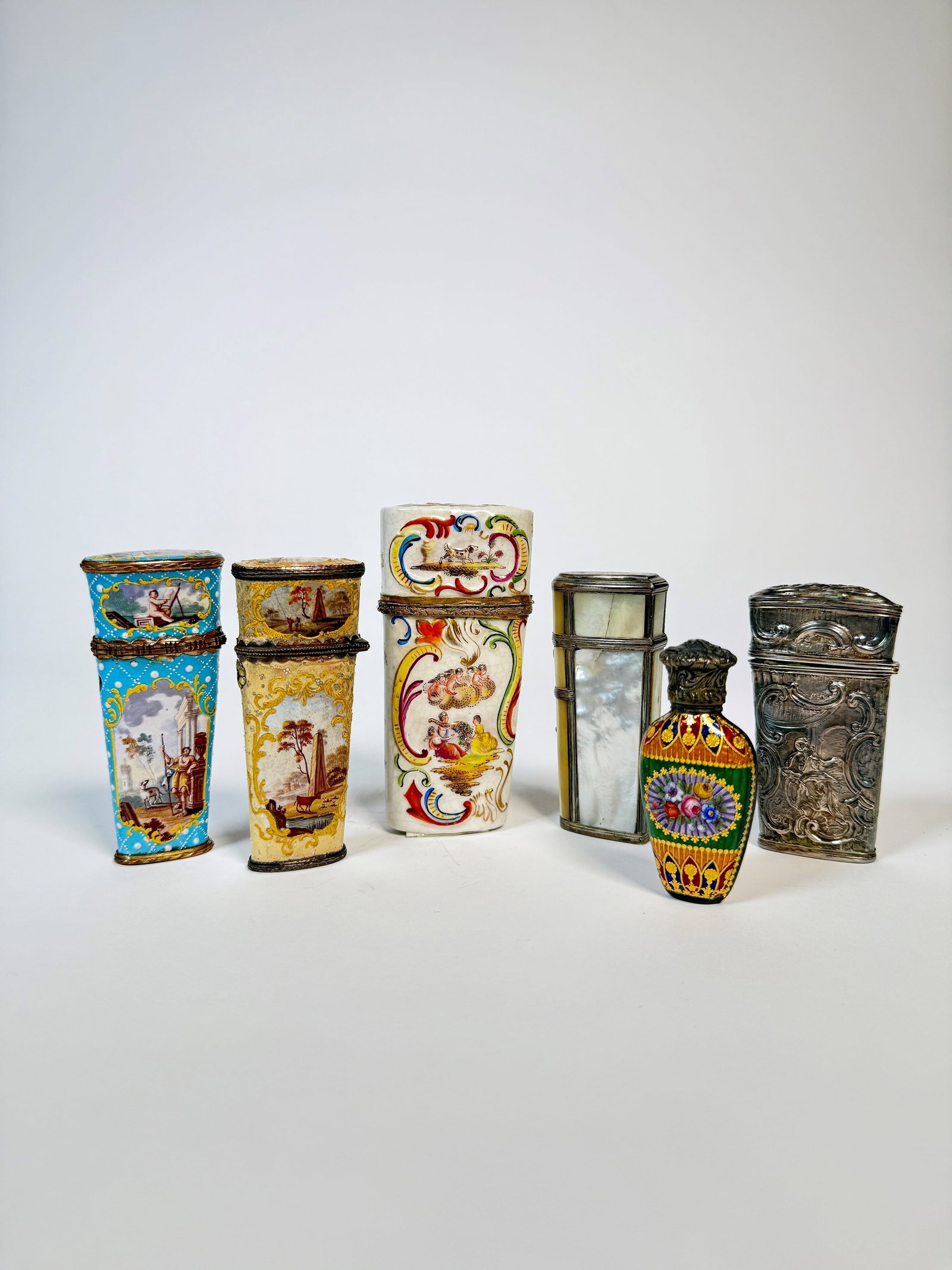 A GROUP OF SIX DIFFERENT OBJECTS, 19th / 20th century (1 of 2)