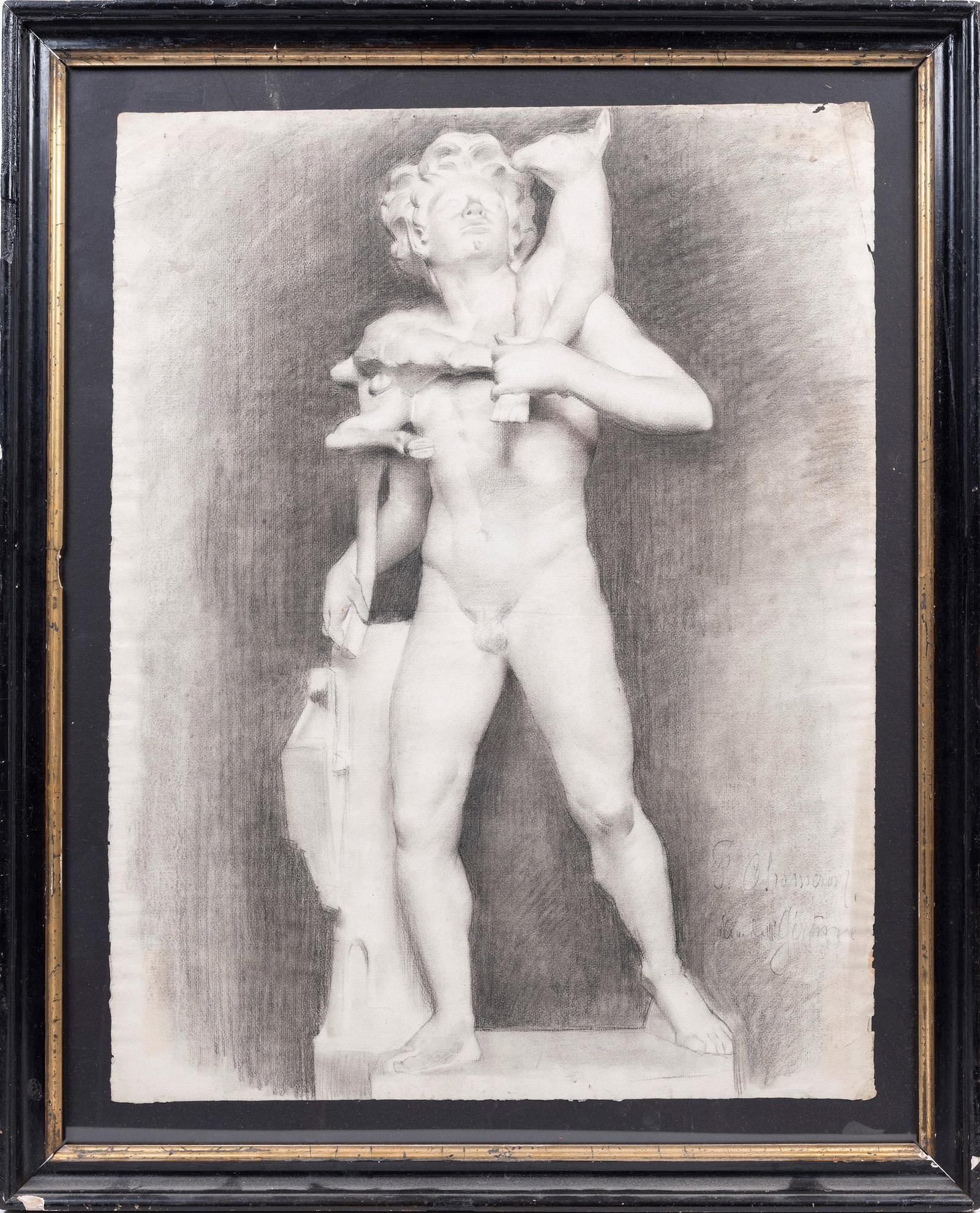 CHARCOAL ON PAPER, 18th / 19th century (1 of 1)
