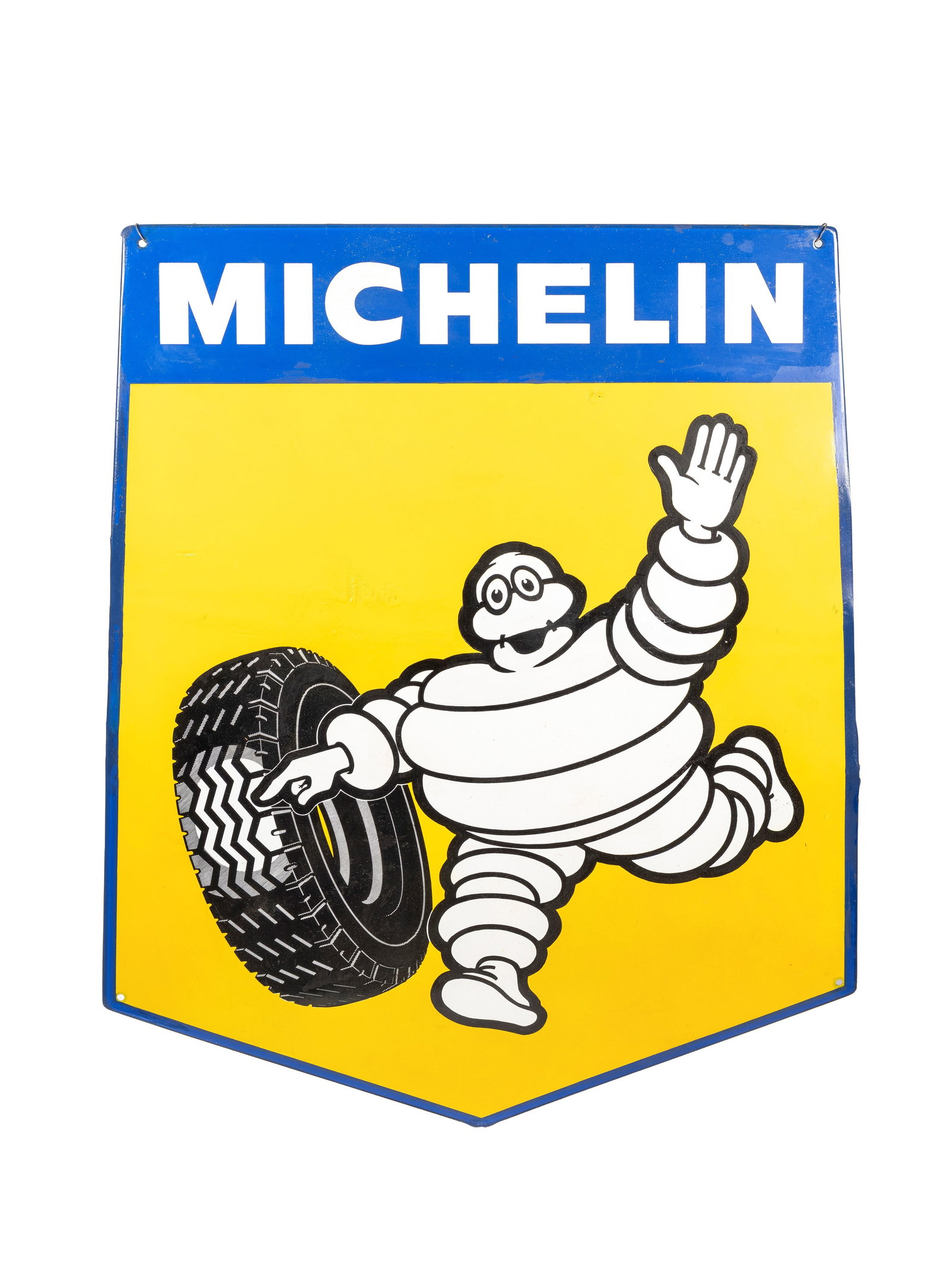 GIANT MICHELIN SHIELD SIGN 1960s,  (1 of 1)