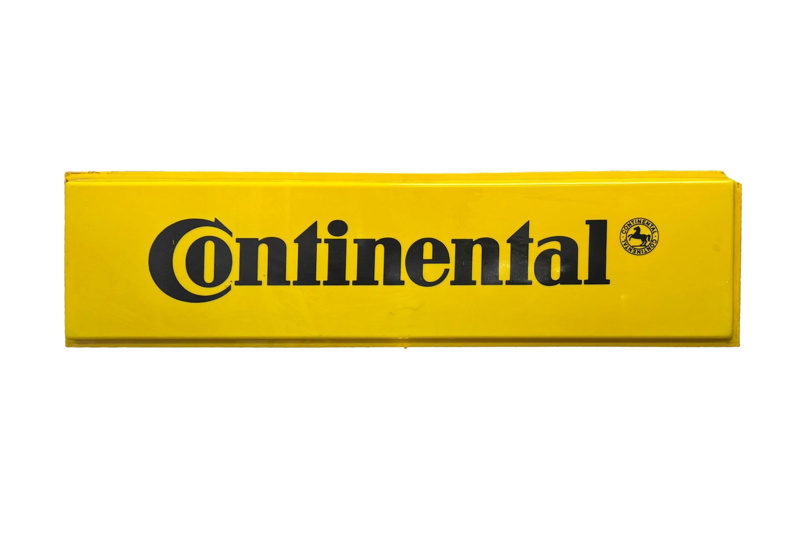 A CONTINENTAL AUTOMOBILES AND TIRES ADVERTISING SIGN FRONT PANEL,  (1 of 1)