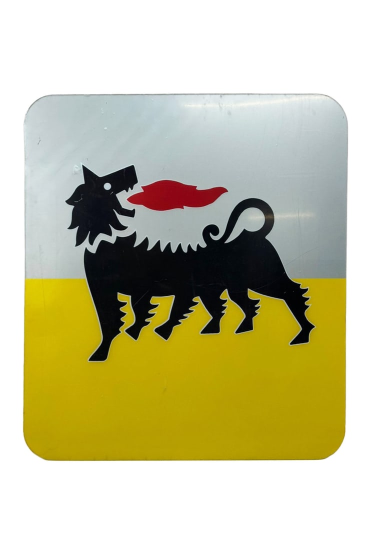 AGIP ENI GAS STATION ADVERTISING SIGN,  (1 of 1)