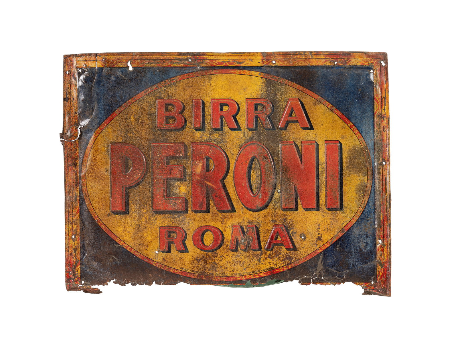 VINTAGE PERONI BEER SIGN, ROME,  (1 of 1)