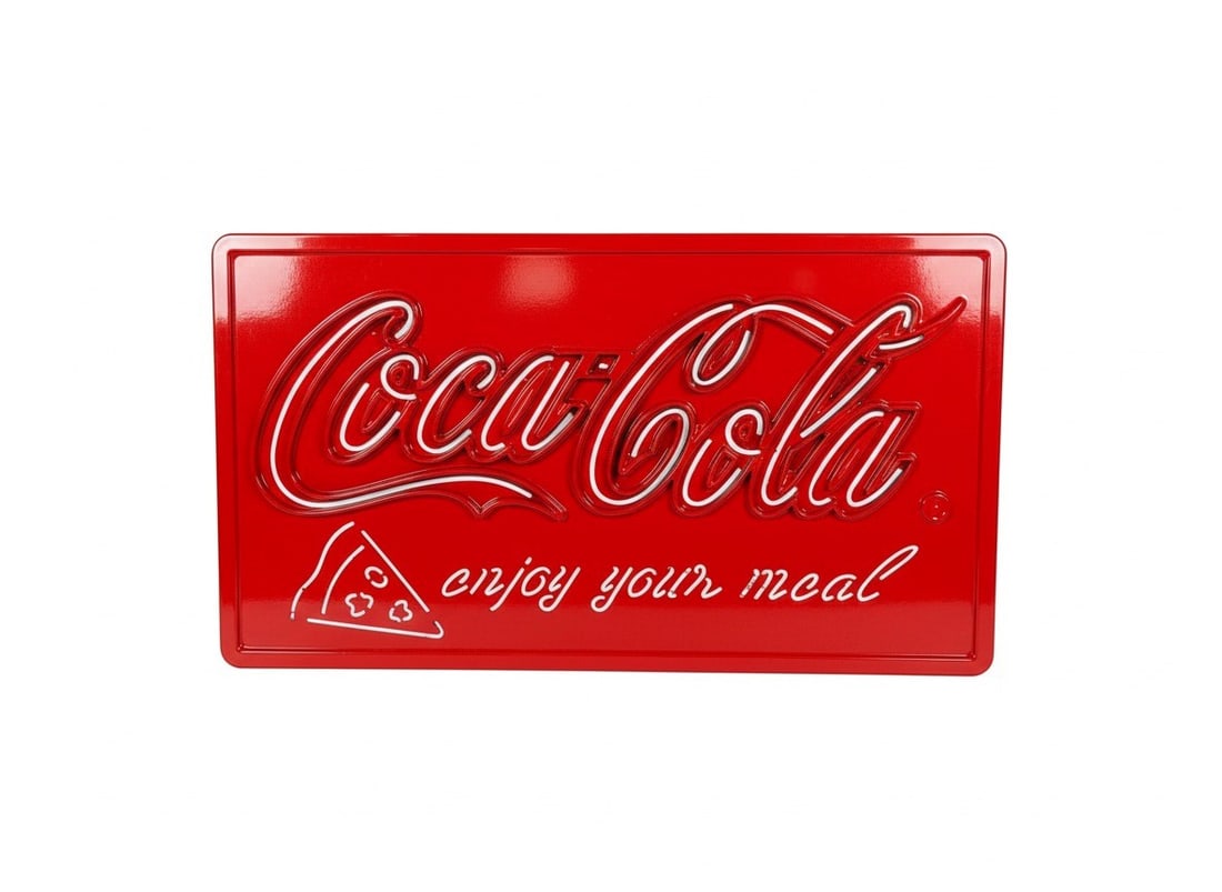 COCA COLA “ENJOY YOUR MEAL” ILLUMINATED SIGN,  (1 of 1)