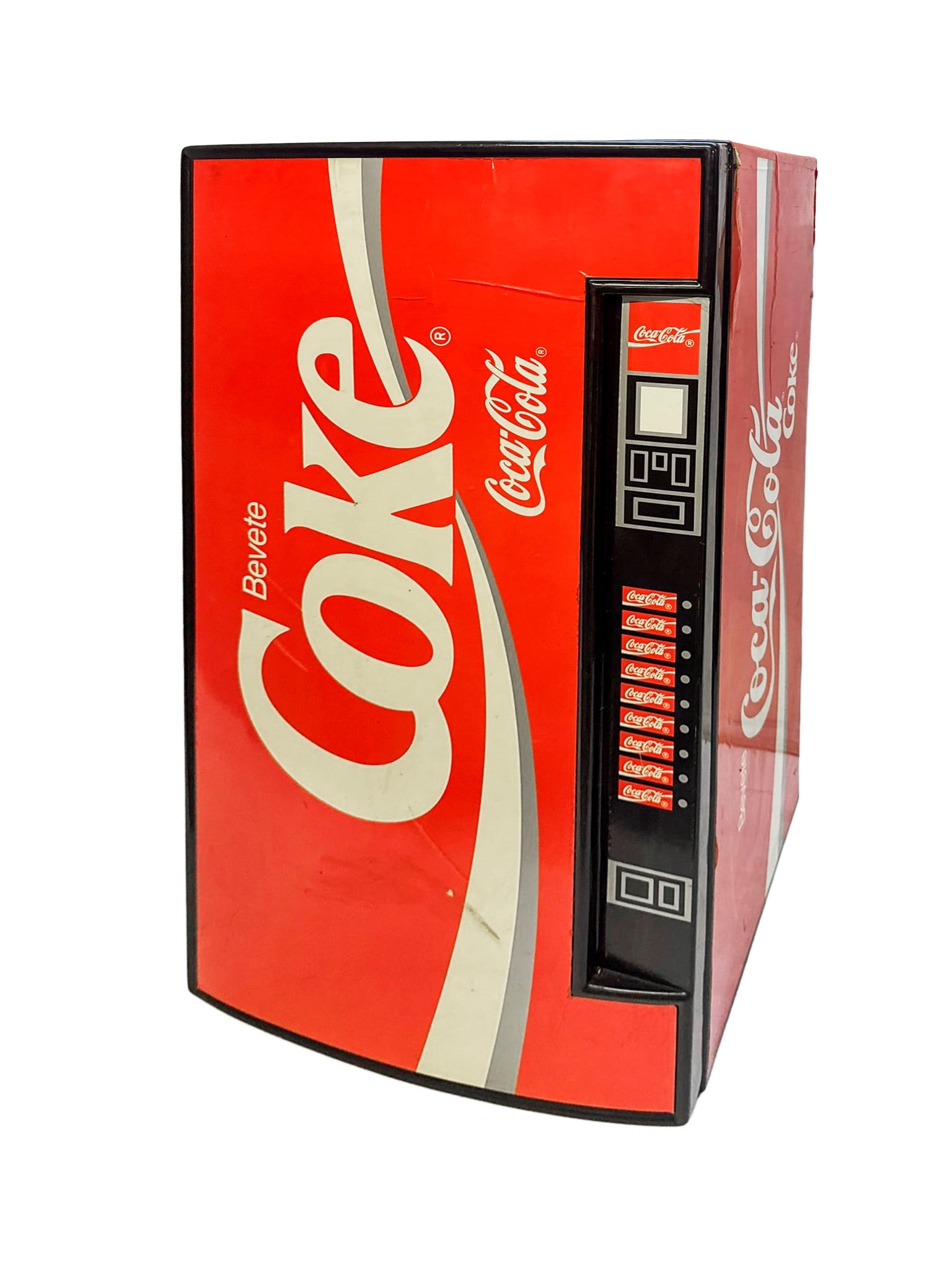 1980S COCA-COLA ADVERTISING CABINET, : h cm 100 x l cm 50 Made of plastic resin.