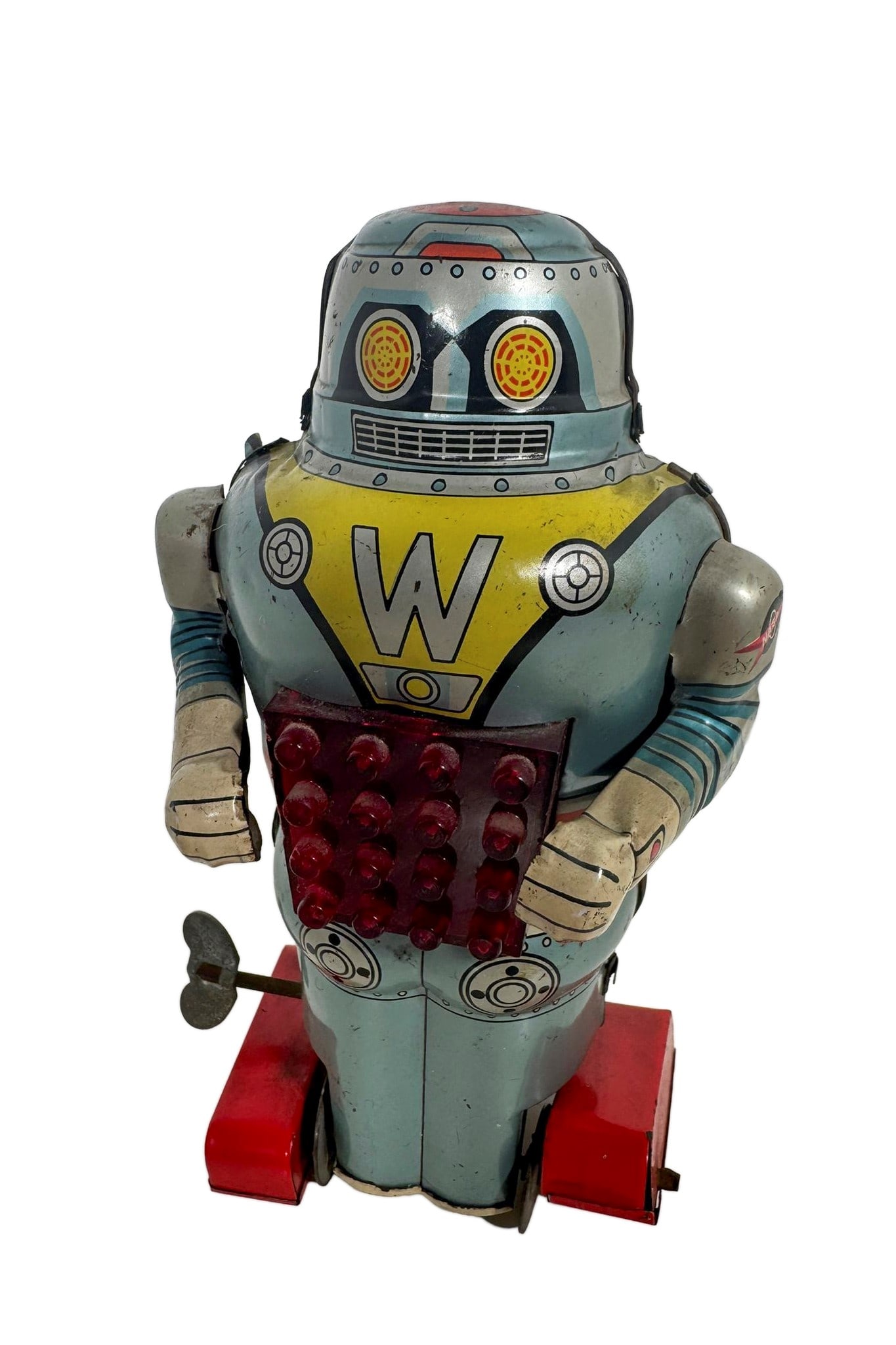 VINTAGE 1950s WIND-UP TIN ROBOT,  (1 of 1)