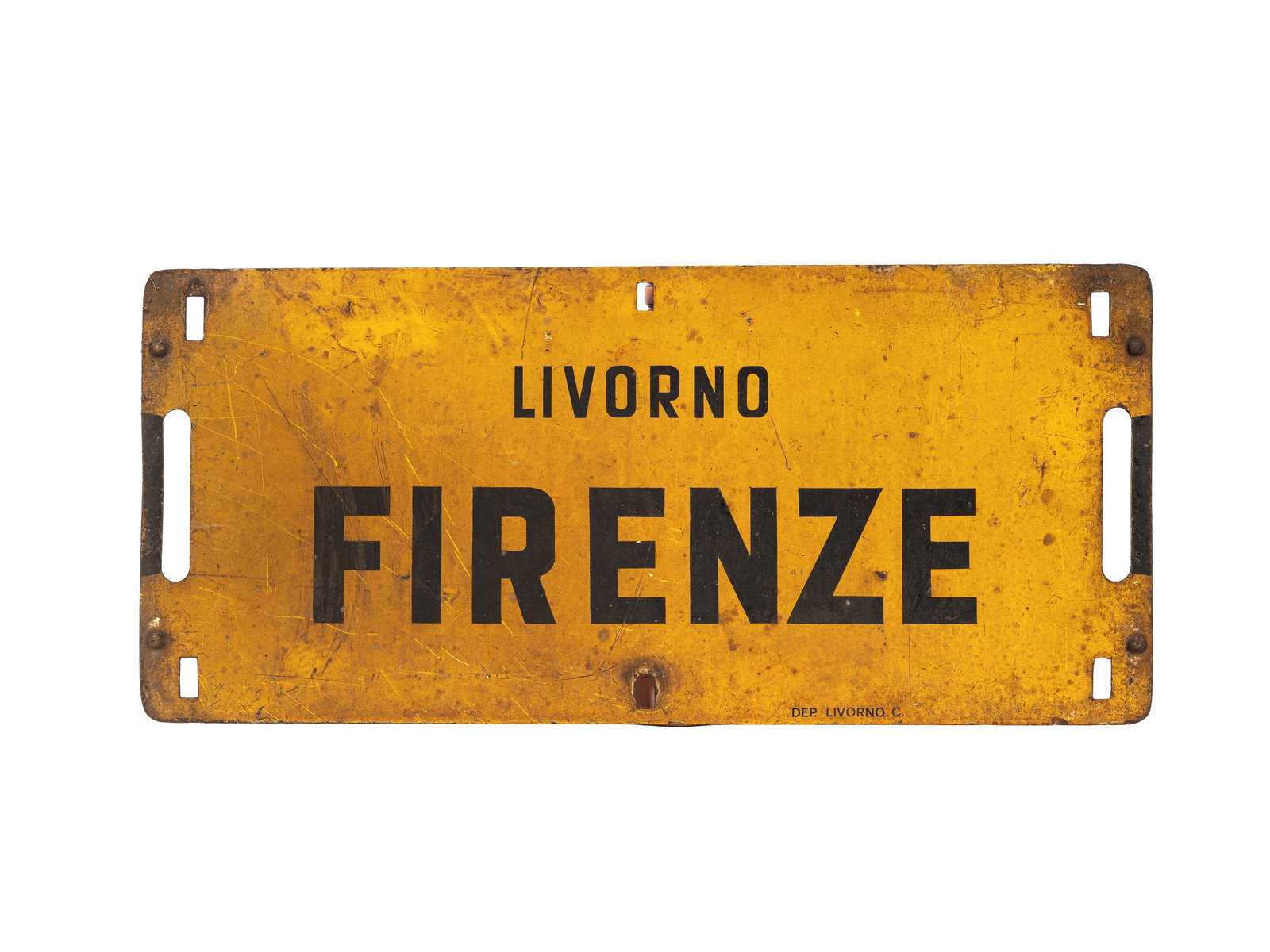 ORIGINAL TRAIN CAR ADVERTISING SIGN, (1 of 1)