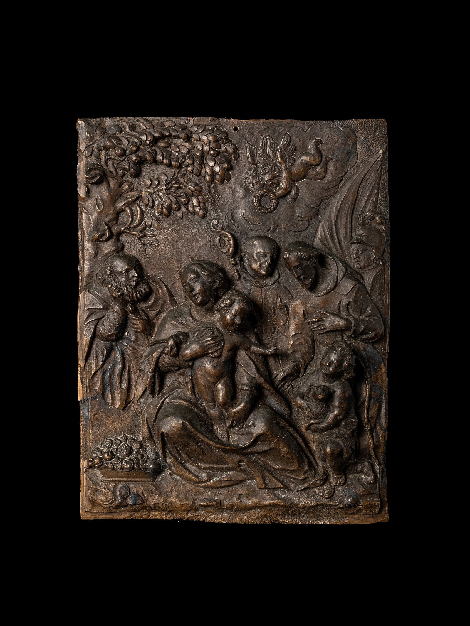 Giacomo Antonio Moro (Attr.) BRONZE PLAQUE, 17th century (1 of 2)