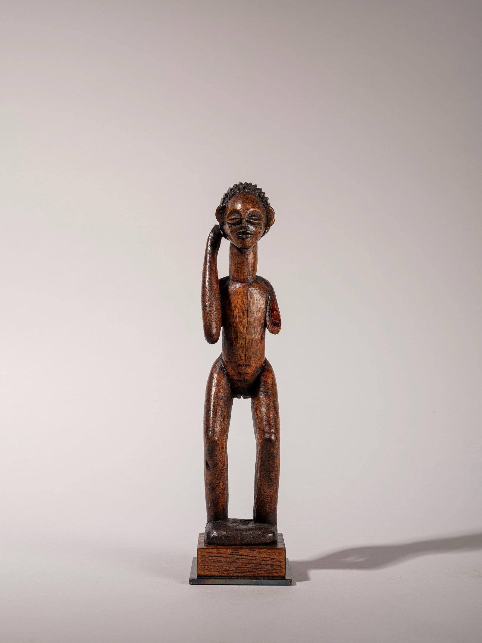 FIGURE OF AN ANCESTOR, Choqwe, Angola, mid-20th century (1 of 3)