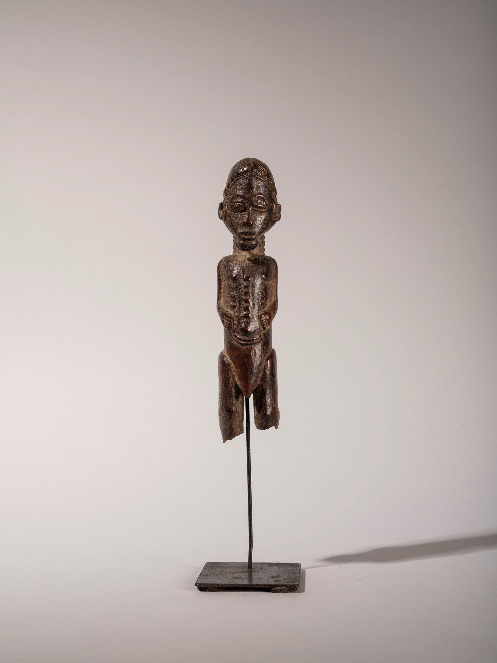 MALE FIGURE, Baule, Ivory Coast, early 20th century (1 of 2)