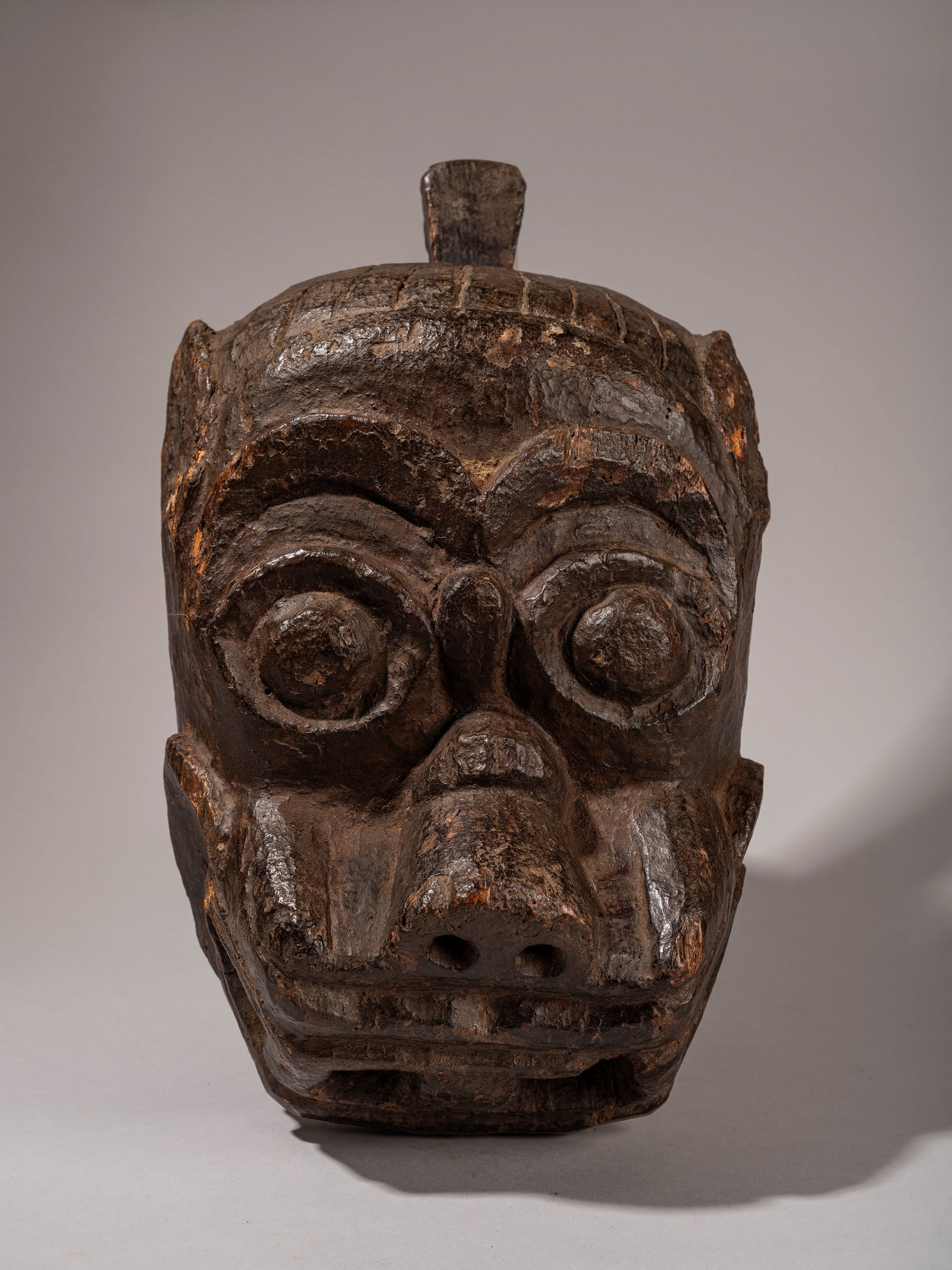 A TIBETAN CEREMONIAL MASK, (1 of 3)