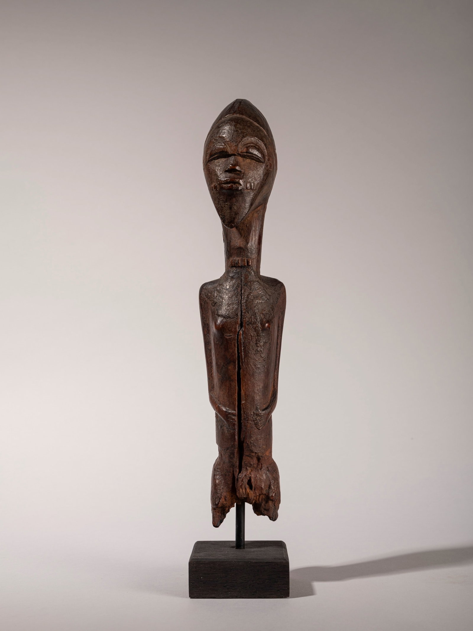 FEMALE FIGURE, Baule, Ivory Coast, early 20th century (1 of 2)