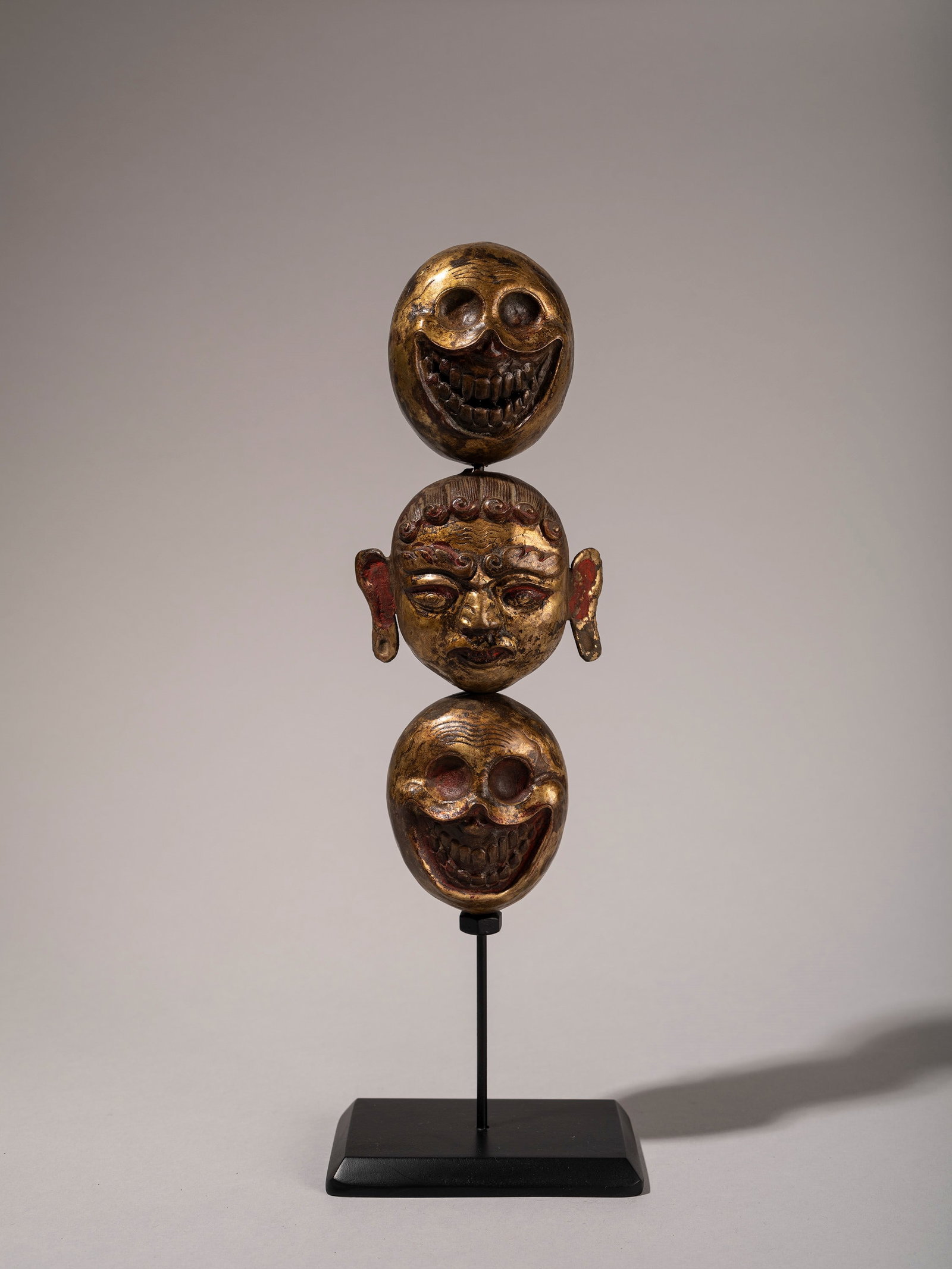 ELEMENTS OF A TIBETAN CEREMONIAL NECKLACE, Tibet, 19th century (1 of 2)