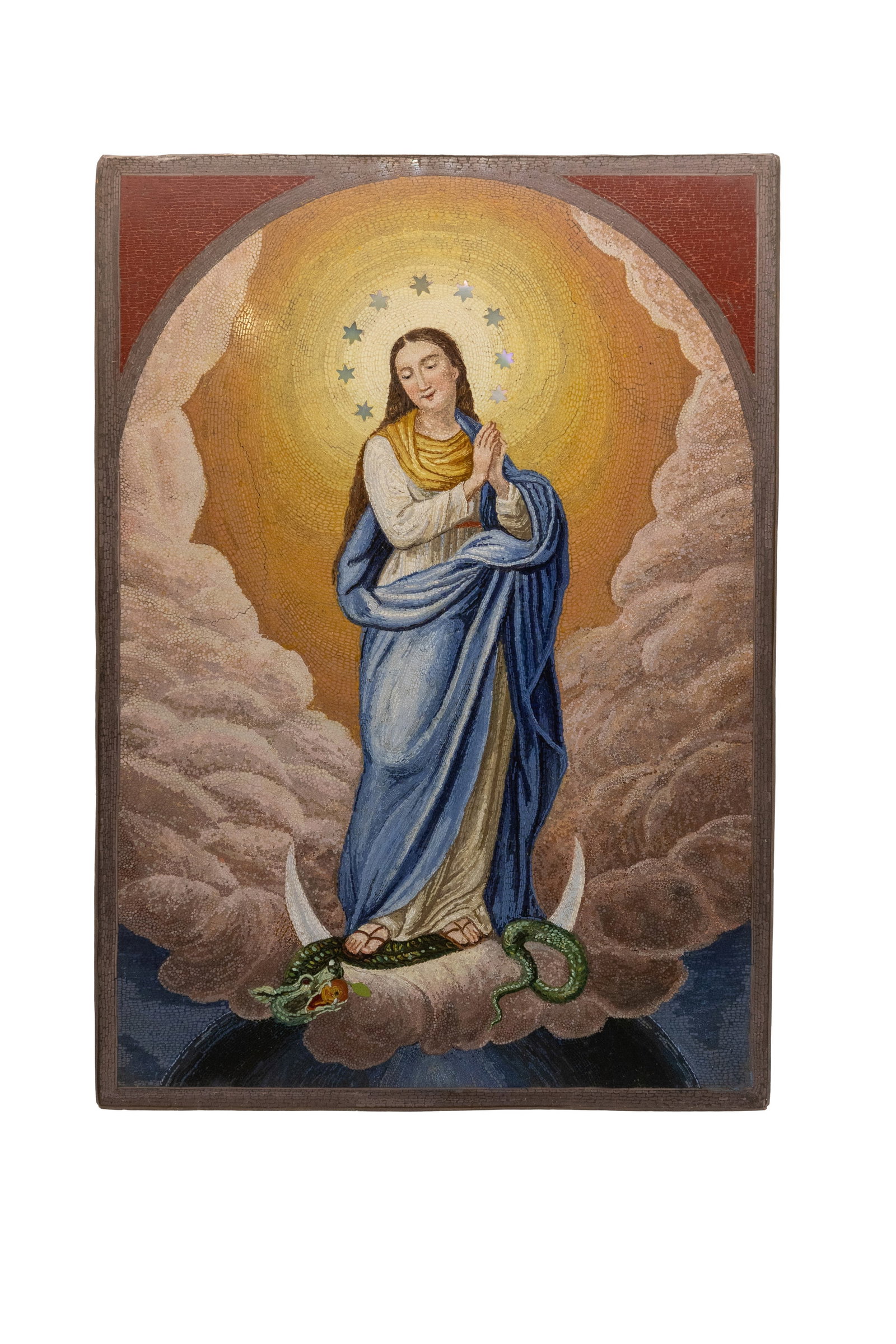 °MICROMOSAIC DEPICTING THE IMMACULATE CONCEPTION, 19th century (1 of 4)