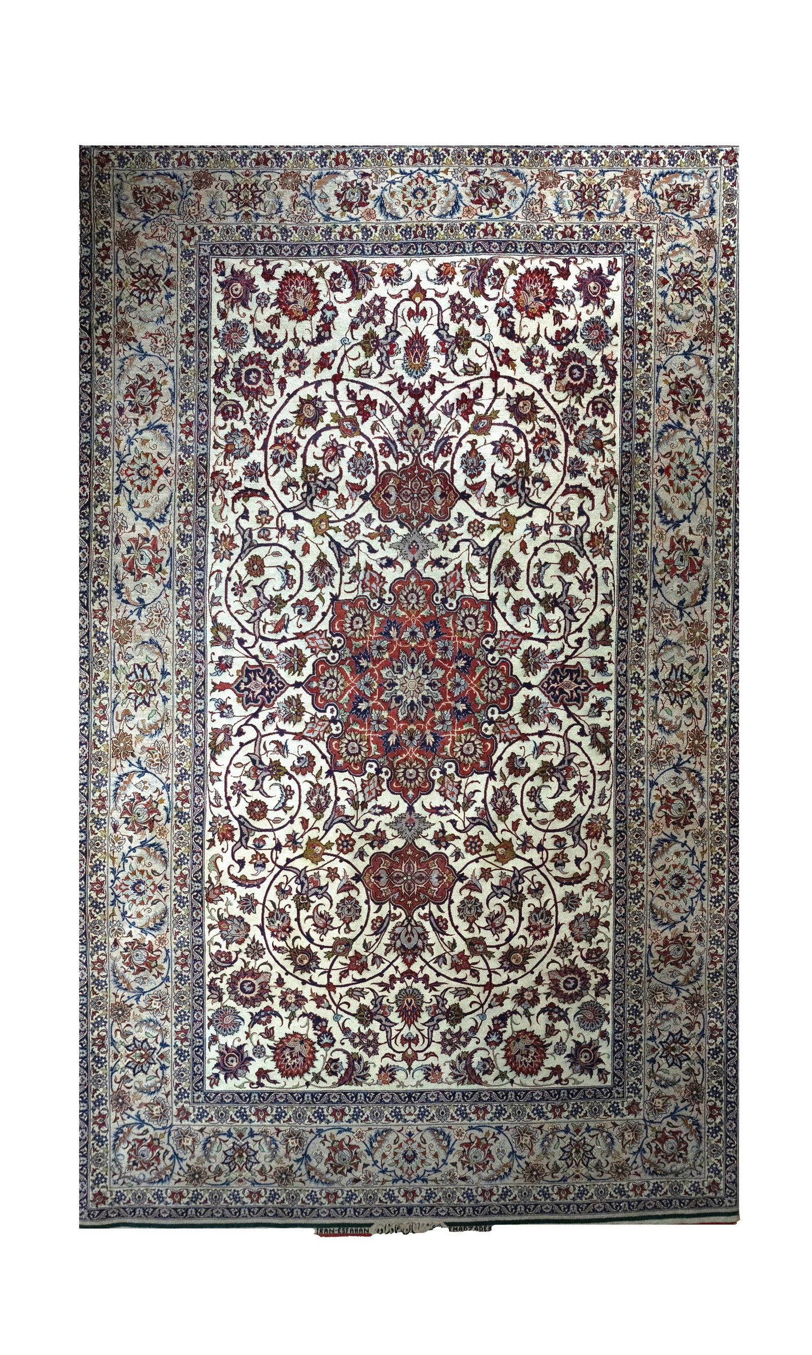 °ISPAHAN KORK CARPET, 19th century (1 of 2)