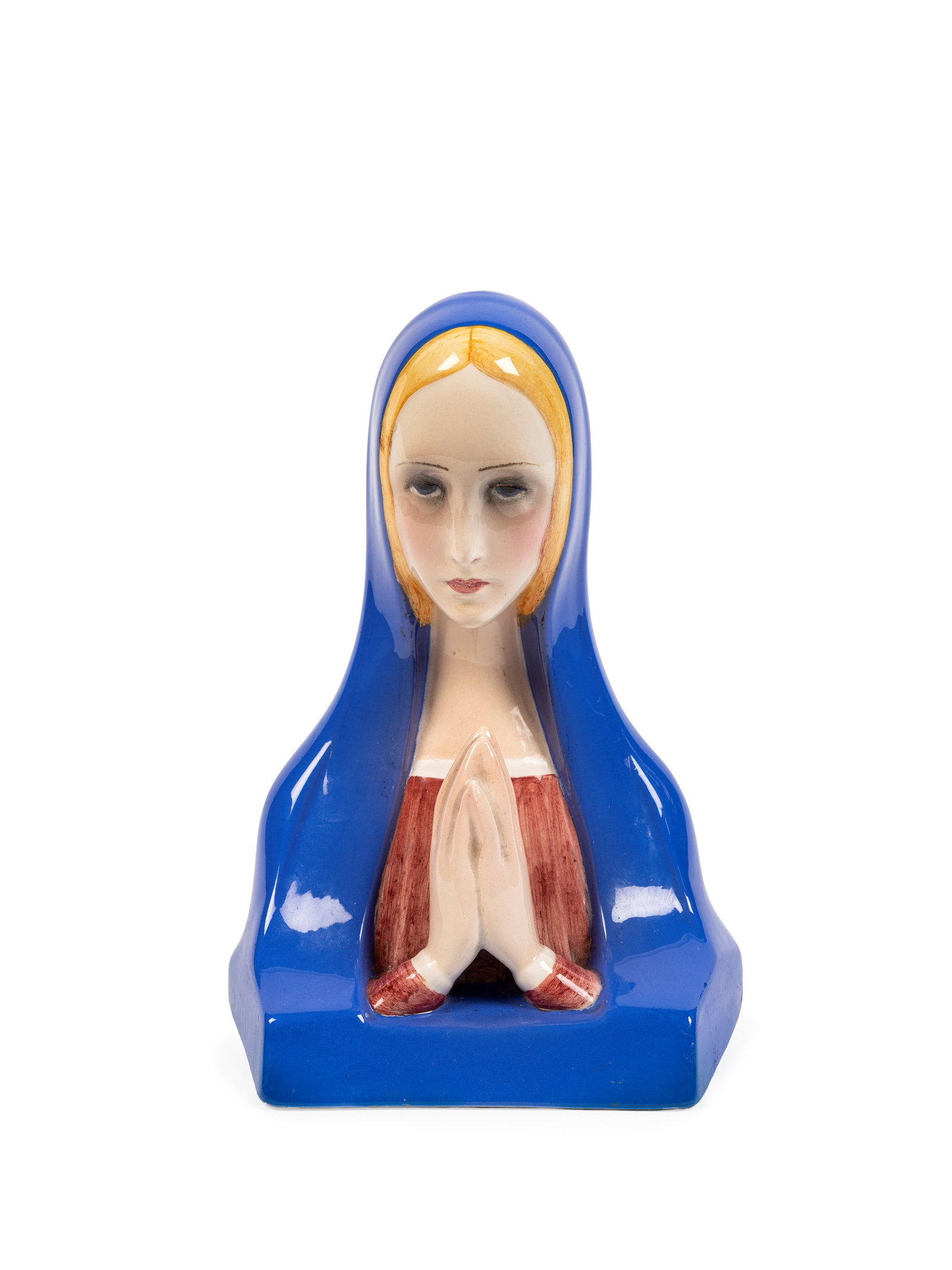 Lenci MADONNA IN PRAYER, Turin, 1930s. (1 of 2)