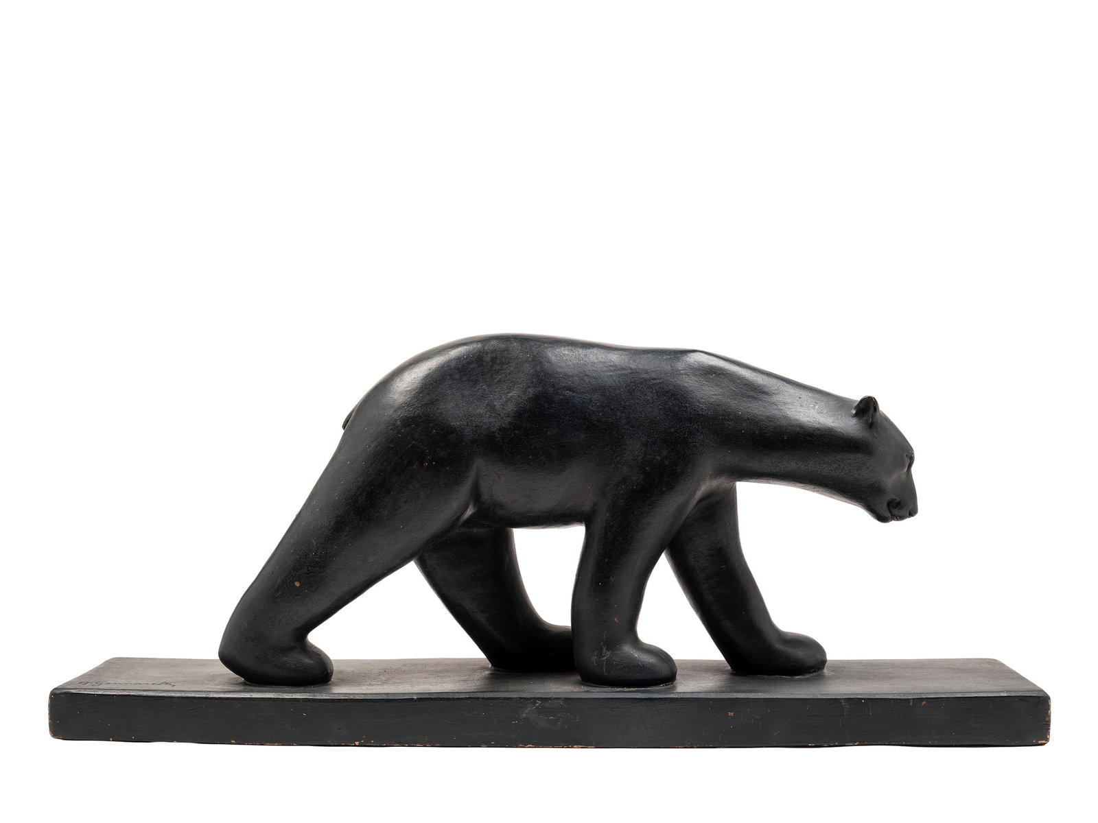 A TERRACOTTA BEAR, (1 of 3)