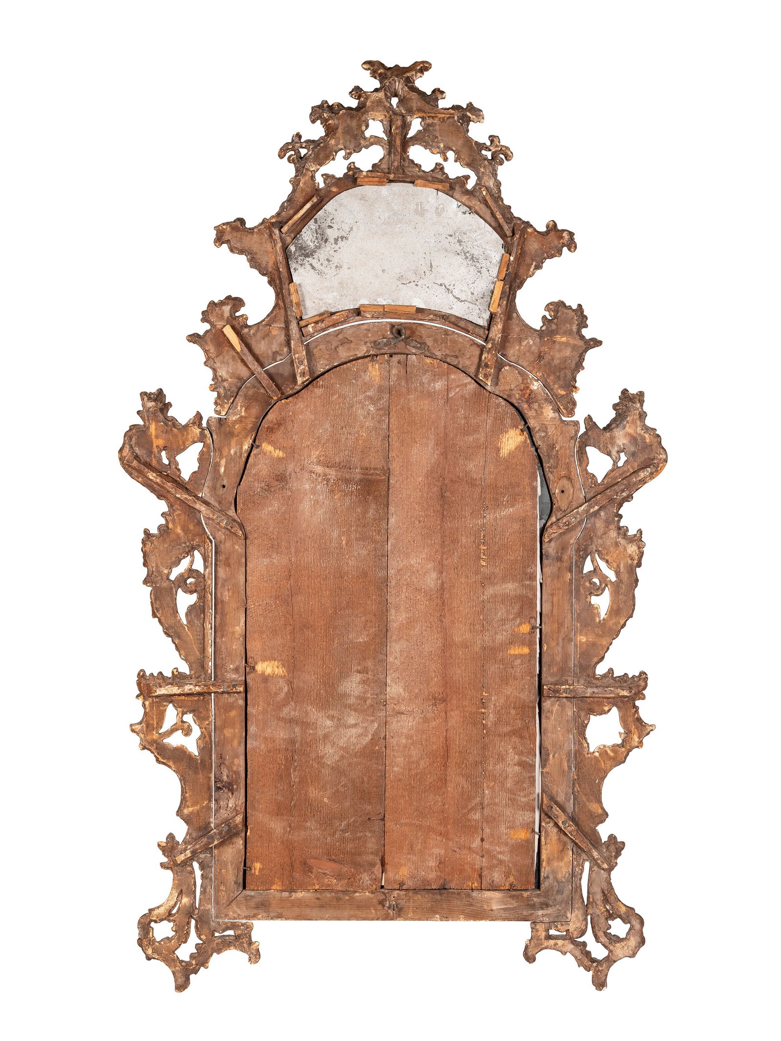 A GILT AND CARVED LOUIS XV STYLE WOOD MIRROR, Venice, 19th century (1 of 1)