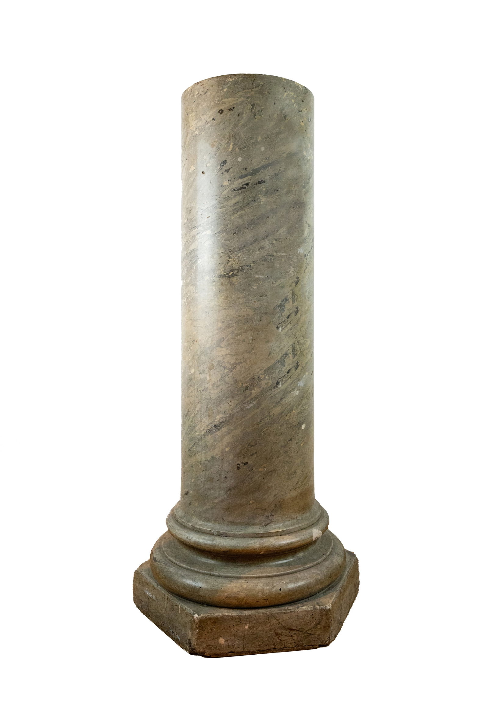 °SCAGLIOLA HALF-COLUMN, 19th secolo - 2