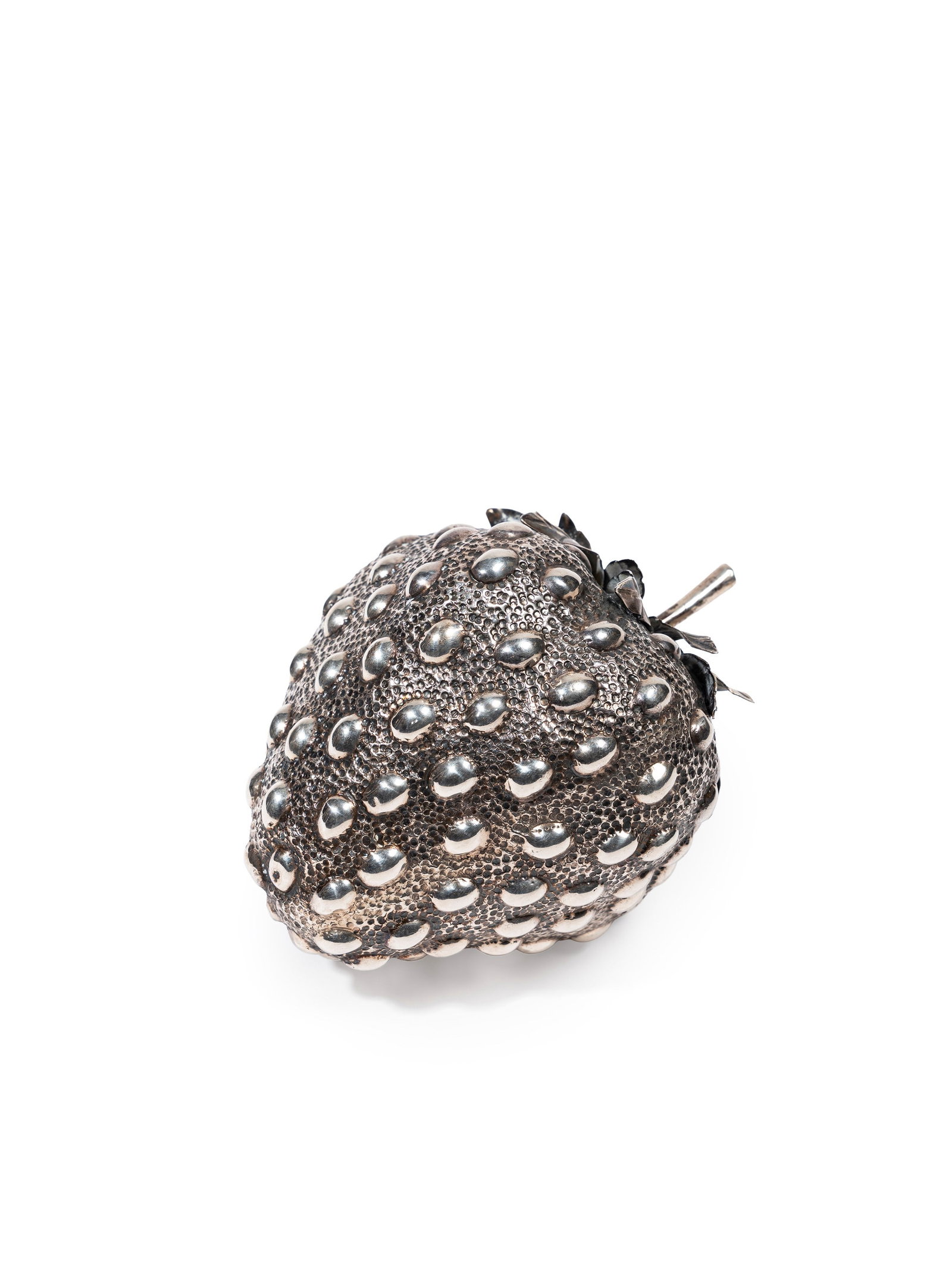 Mario Buccellati SILVER STRAWBERRY-SHAPED LIGHTER, 19th century (1 of 2)