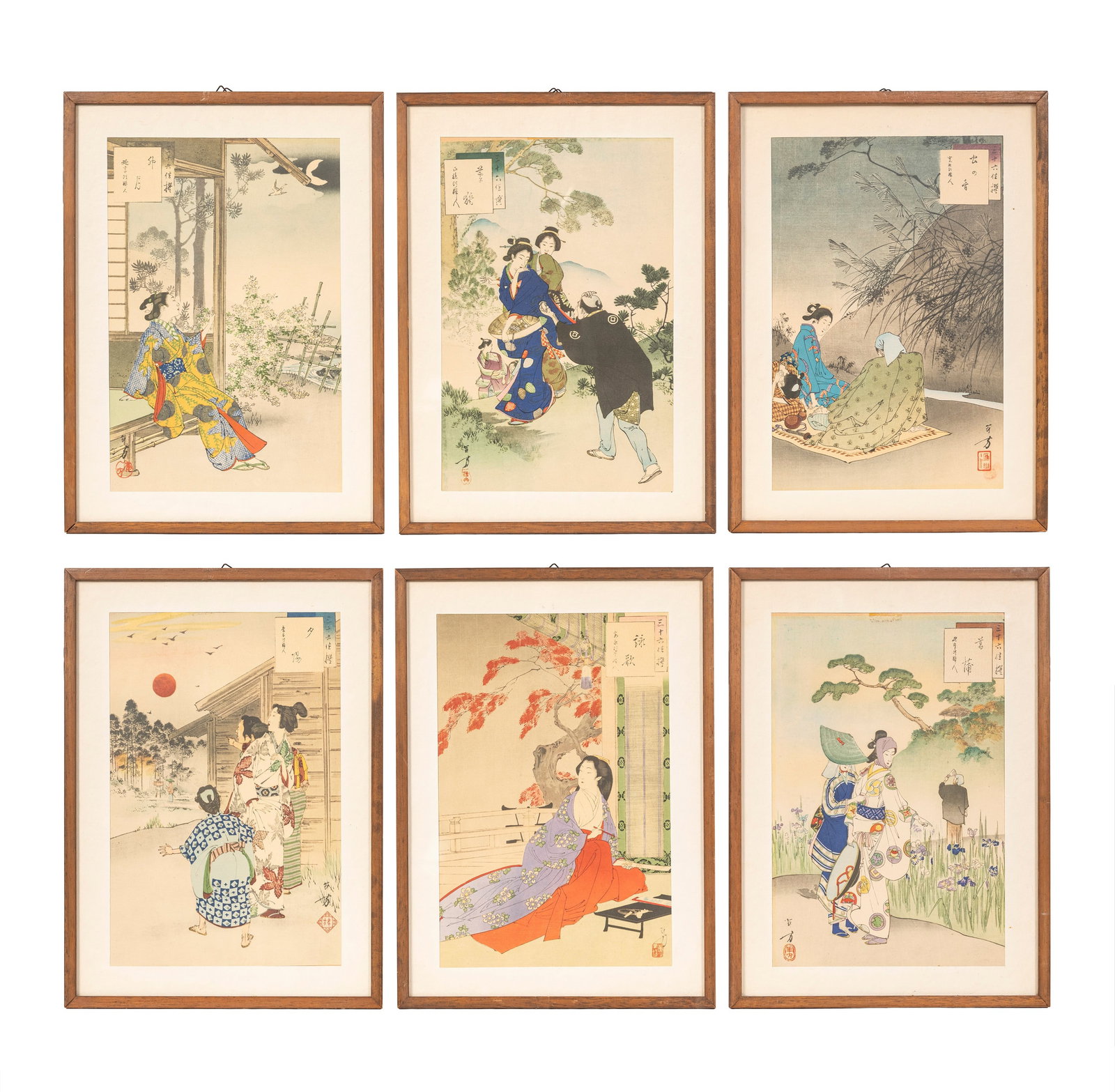 SIX UKIYO-E SCHOOL PRINTS, Japan, Meiji period (1868–1912) (1 of 1)