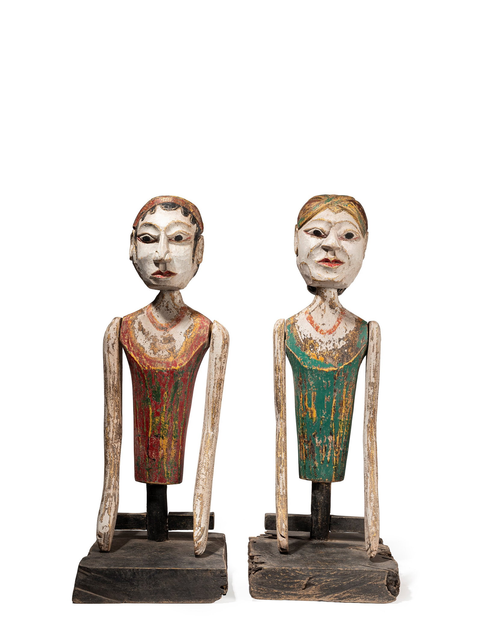 °A PAIR OF LOROBLONIO FIGURES, Central Java, 20th century (1 of 3)