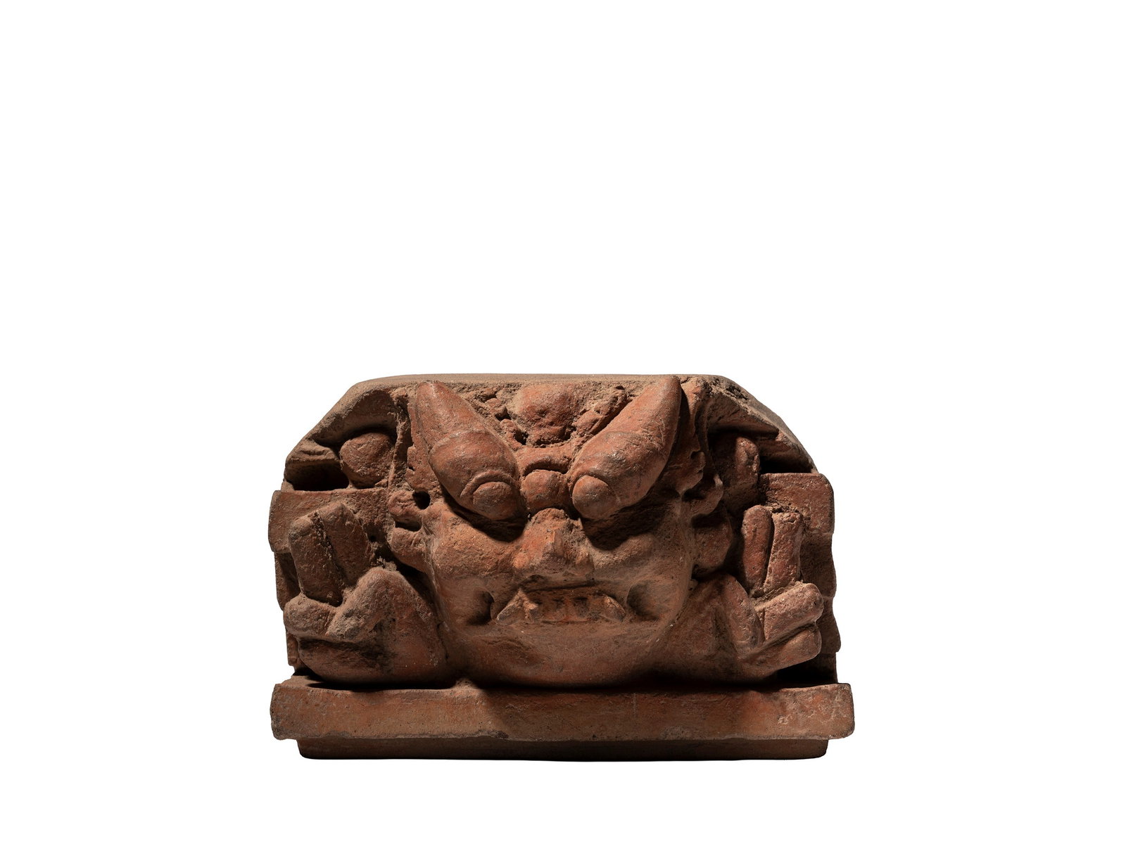 °TERRACOTTA FRIEZE DEPICTING A MAKARA, Java, Majapahit period, 14th–16th centuries (1 of 1)