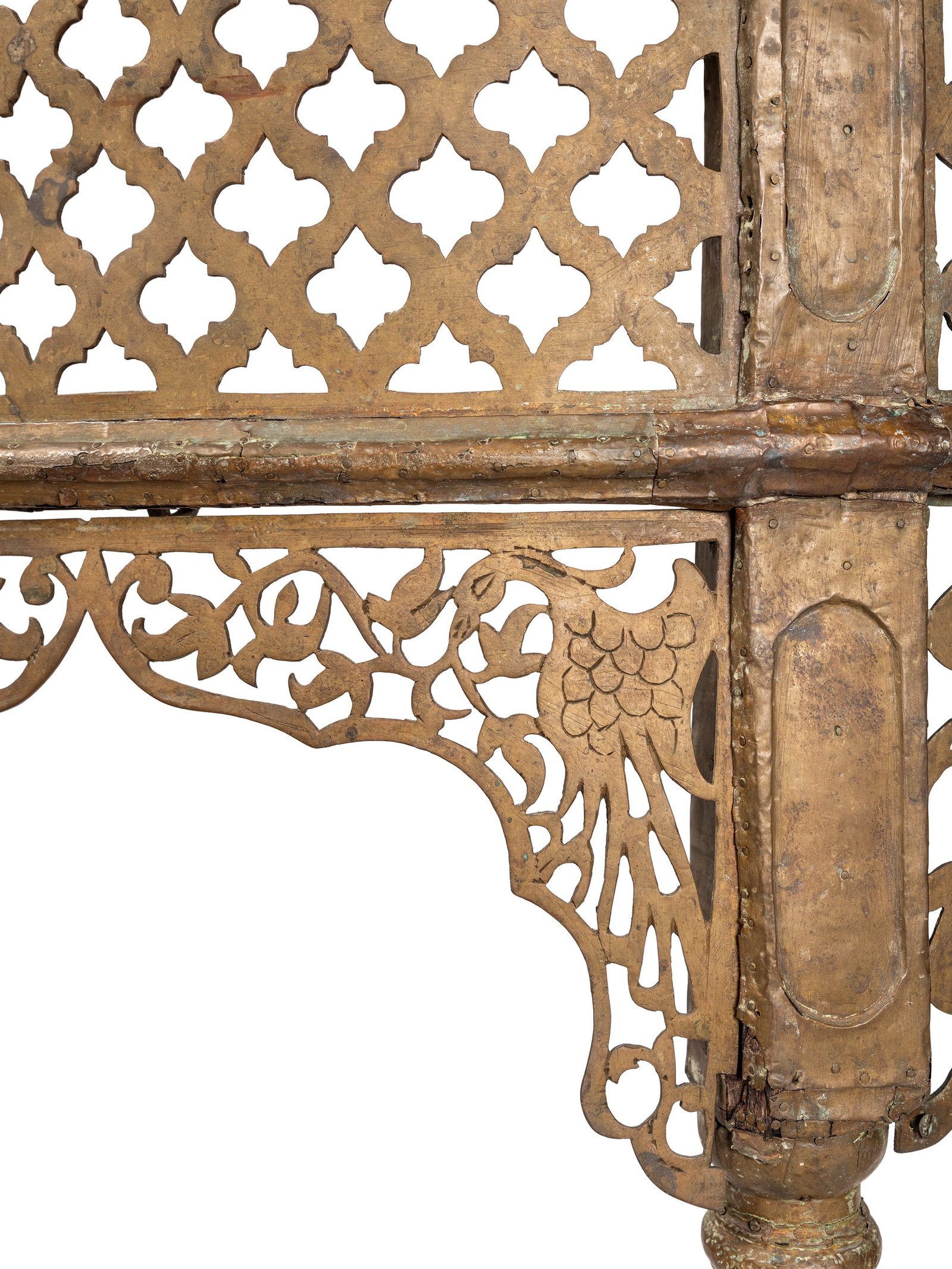A WOOD AND BRONZE ALTAR TABLE, Indonesia, 19th century (1 of 3)