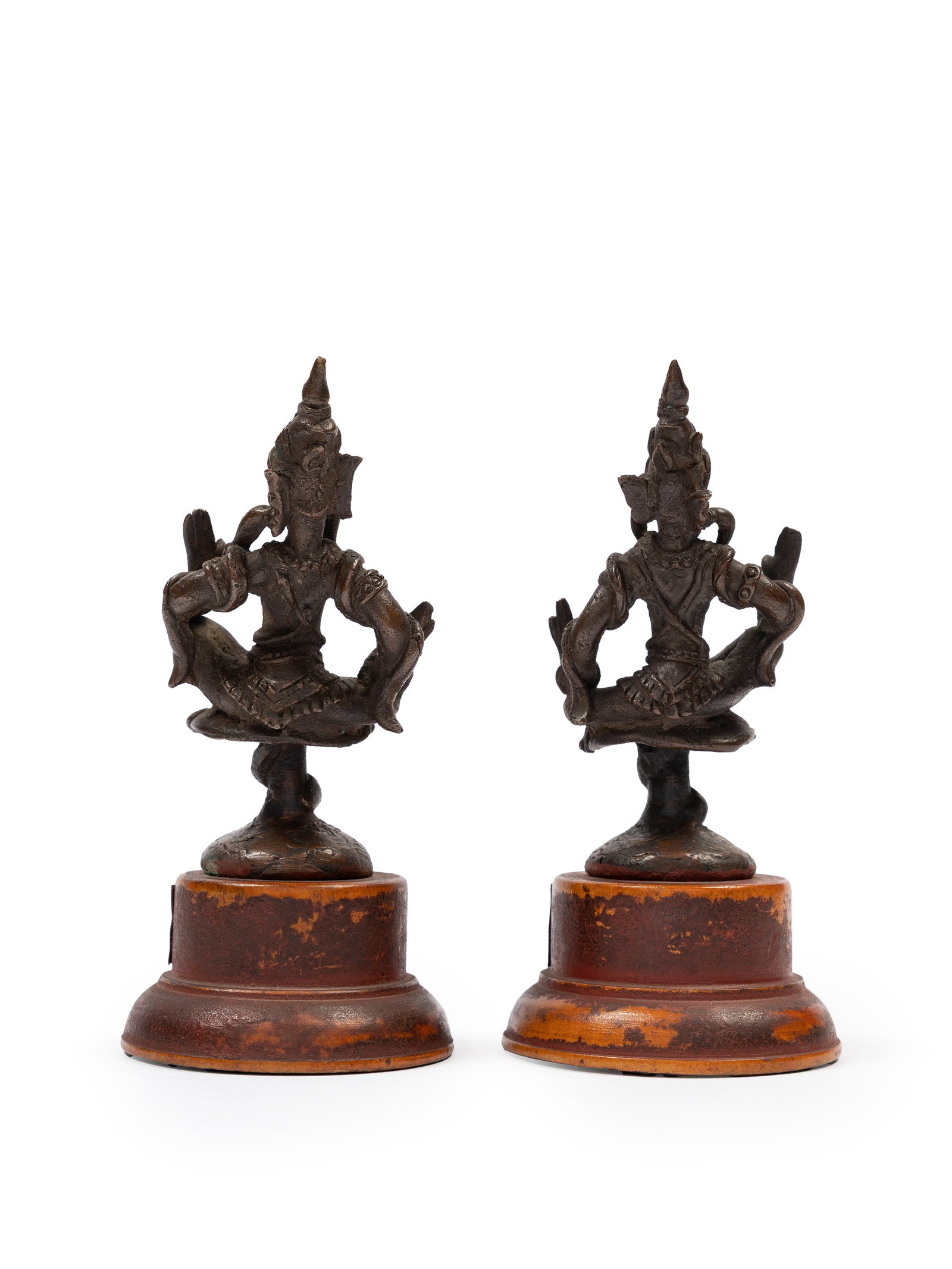 TWO BRONZE FIGURES, Java, XVII/XVIII century - 2