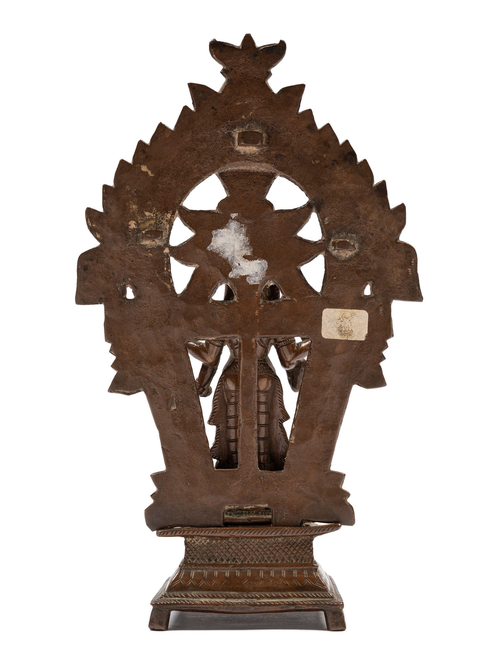 A BRONZE FIGURE OF VISHNU, South India, 18th/19th century (1 of 1)