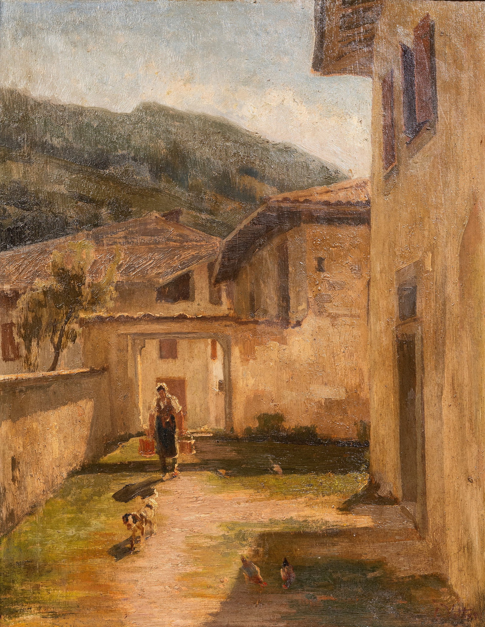 Carlo Vittori(1881 - 1943) PIEVE DI LEDRO, (1 of 3)