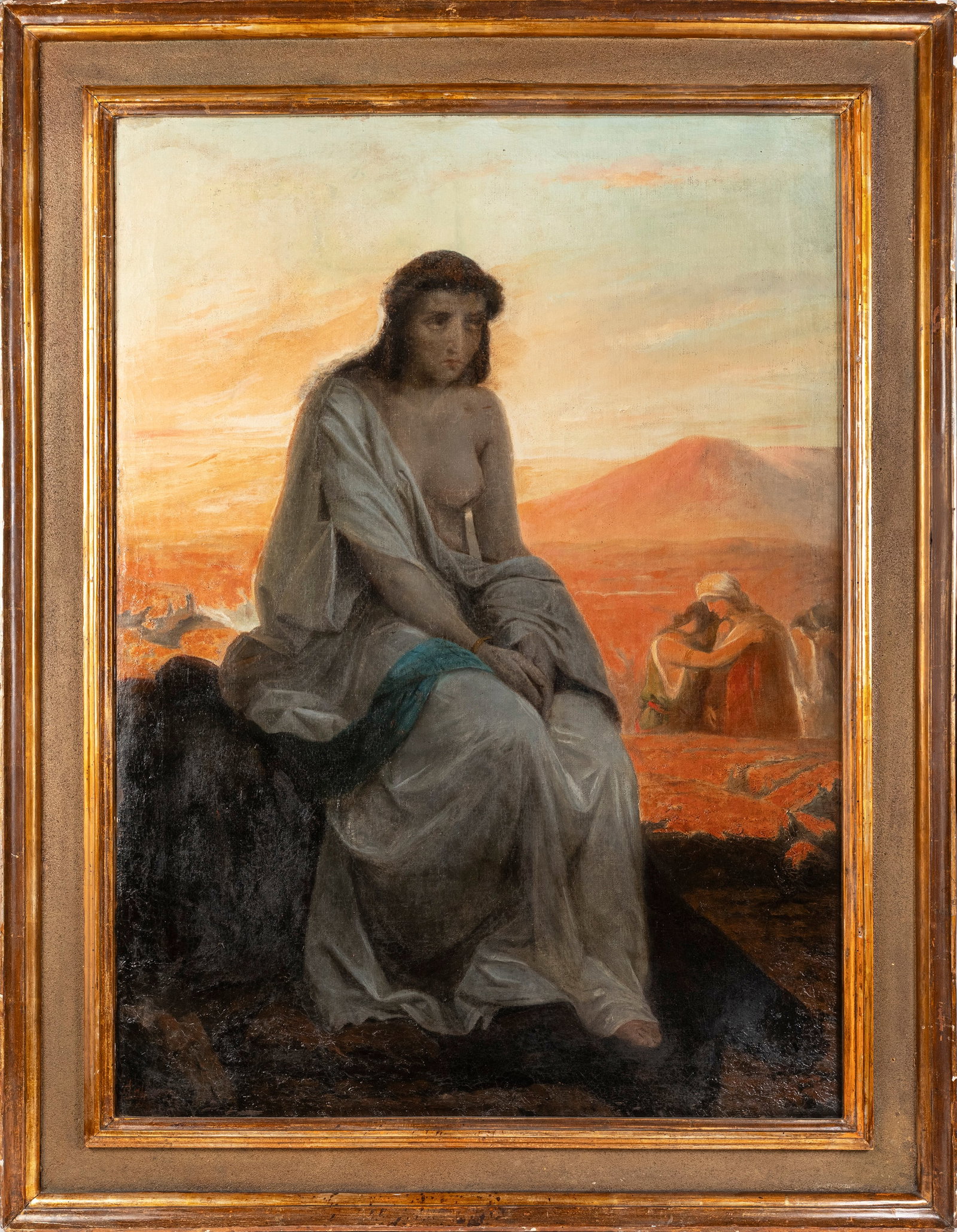 Ignazio Affanni (Attribuito a) (1828 - 1889) A THE DAUGHTER OF JEPHTHAH (1 of 4)