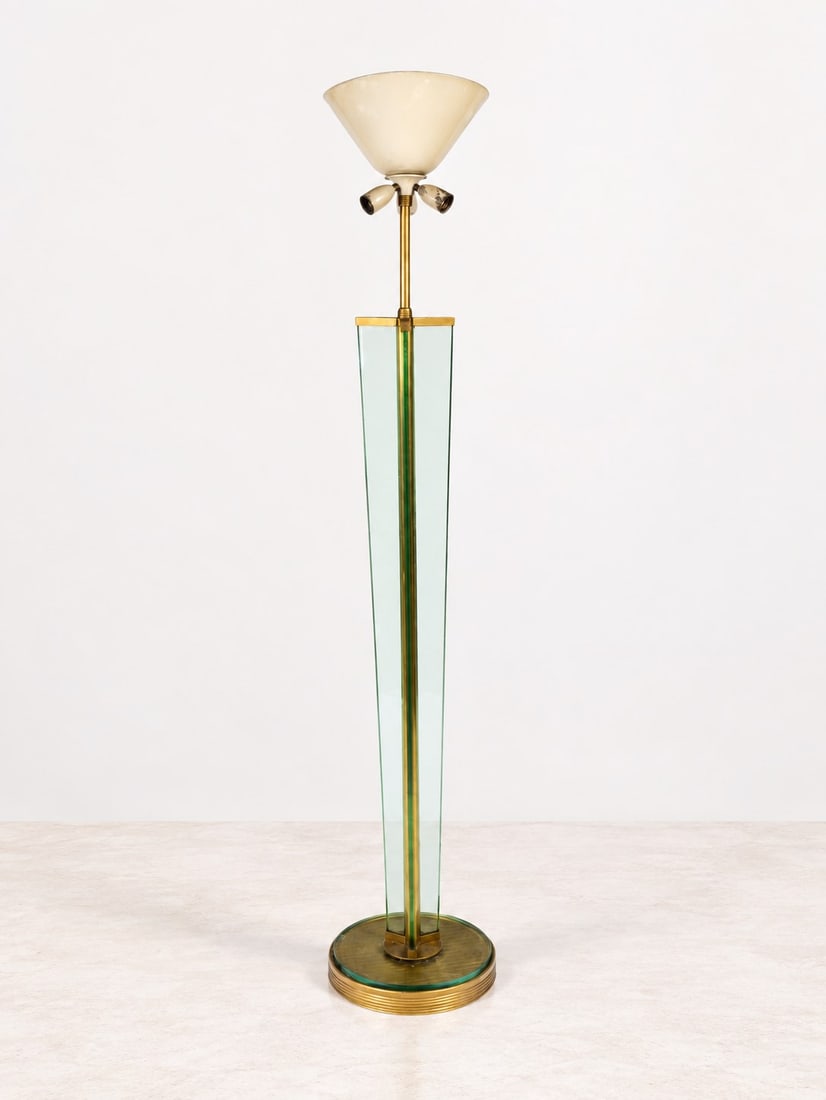 (Attribuibile a) Pietro Chiesa - Fontan Arte, FLOOR LAMP, circa 1940s (1 of 5)