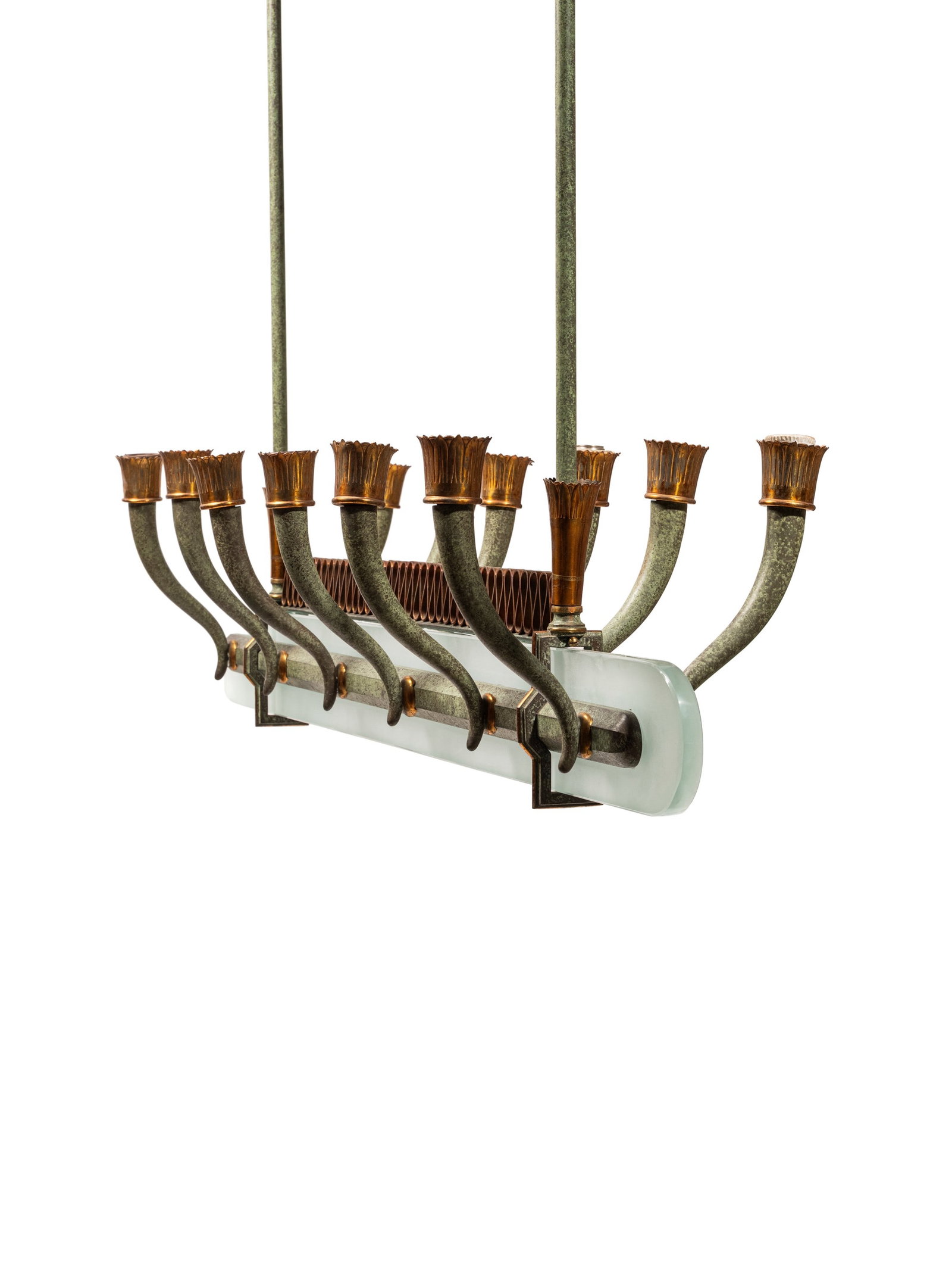 LARGE CHANDELIER, circa 1940s - 2