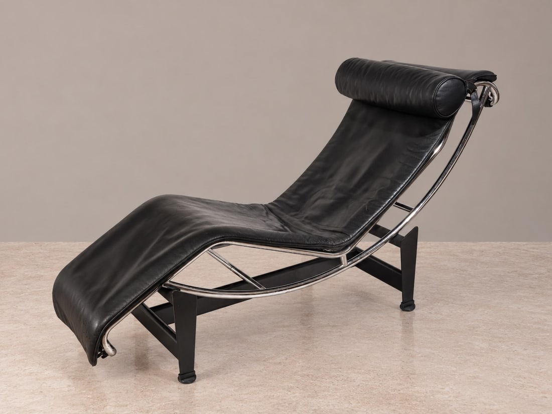 Le Corbusier, Pierre Jeanneret, Charlotte Perriand, CHAISE LONGUE LC4, circa 1970s (1 of 5)