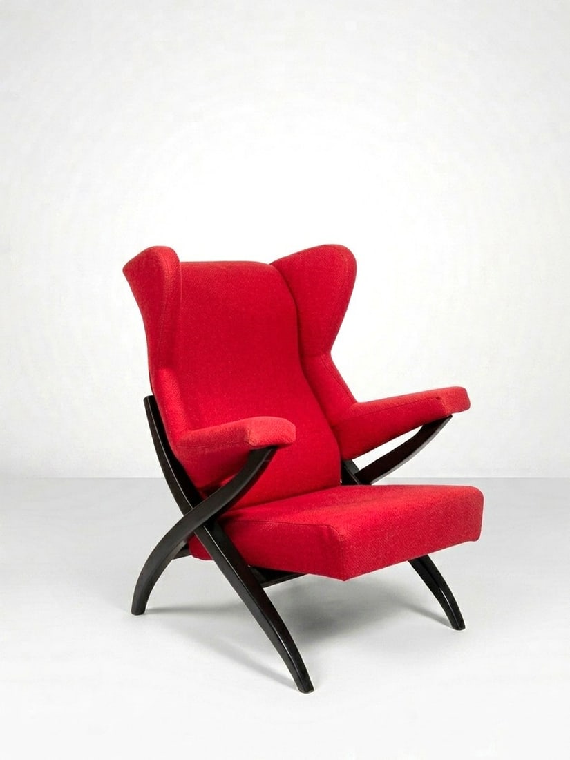 Franco Albini (Robbiate 1905 - 1977), "FIORENZA" ARMCHAIR, circa 1960s (1 of 5)