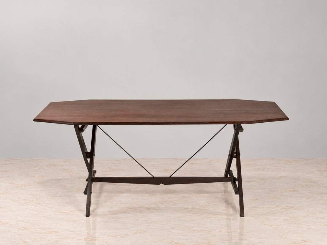 Franco Albini (Robbiate 1905 - 1977), "CAVALLETTO TL2" TABLE, circa 1952 (1 of 4)