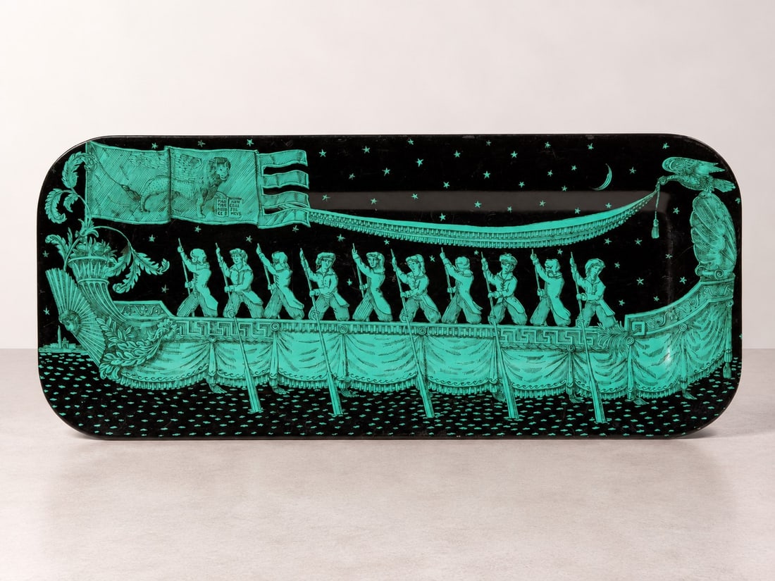 Piero Fornasetti (Milano 1913 - 1988), TRAY, circa 1950s (1 of 3)