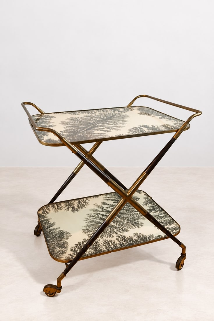 Piero Fornasetti (Milano 1913 - 1988), SERVING TROLLEY, circa 1950s (1 of 5)