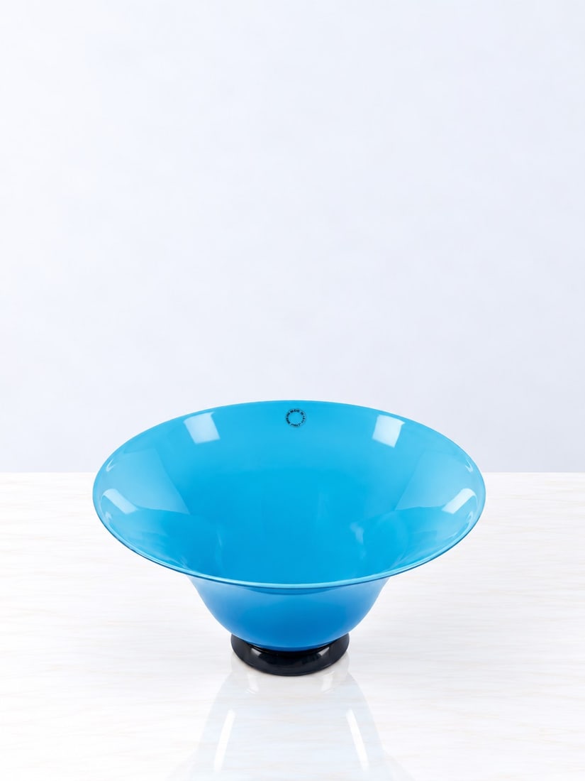 VENINI, "ANNITRENTA" MODEL BOWL, 1991 (1 of 2)