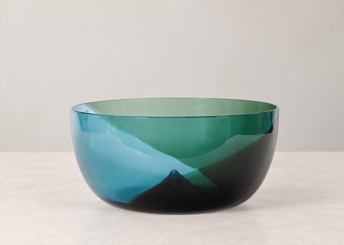Tapio Wirkkala (Hanko 1915 - 1985), "COREANI" SERIES BOWL, 1998 (1 of 3)