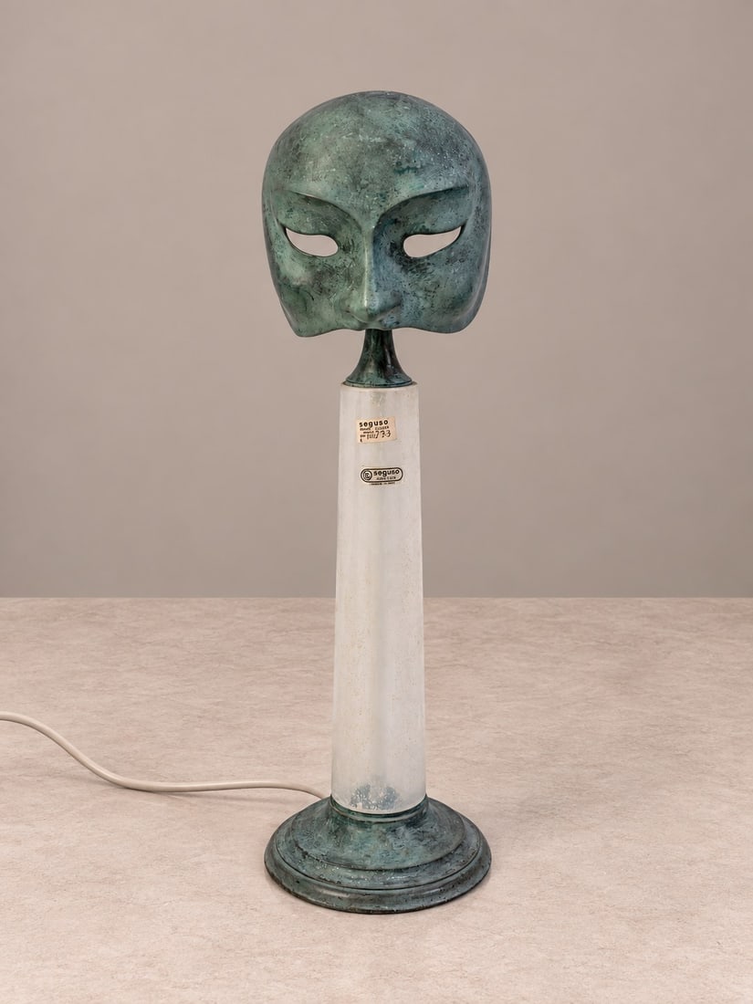 Elin Raaberg Nielsen (Danimarca), "LE MASCHERE" TABLE LAMP, circa 1970s (1 of 5)