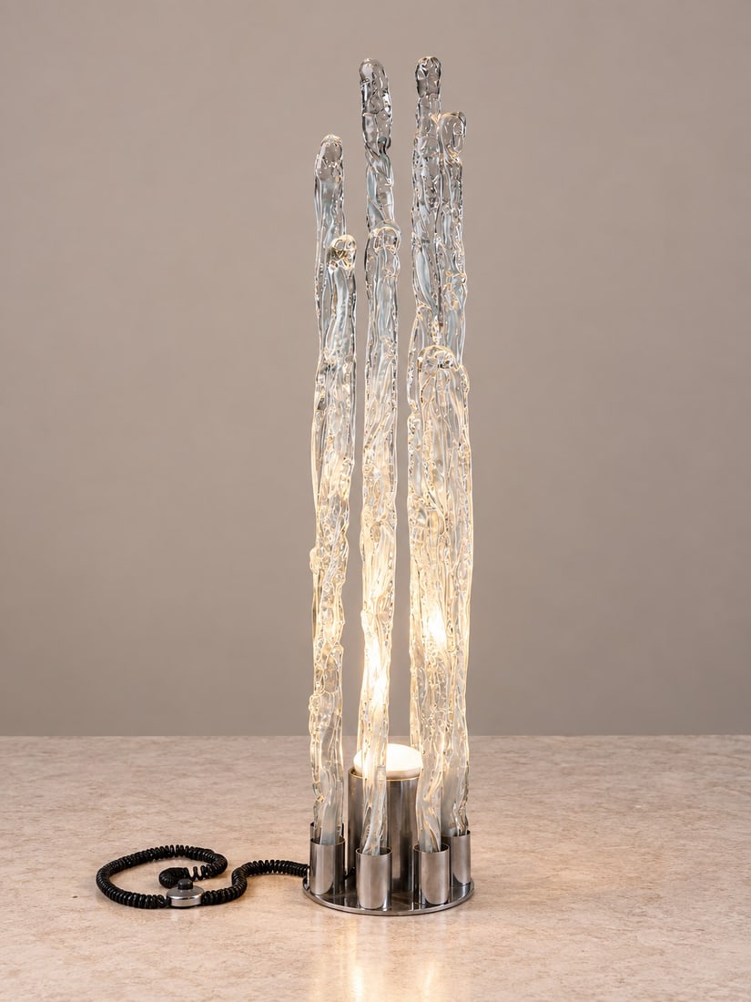 Ettore Fantasia & Gino Poli, "E7T EXCALIBUR" MODEL FLOOR LAMP, circa 1972 (1 of 10)
