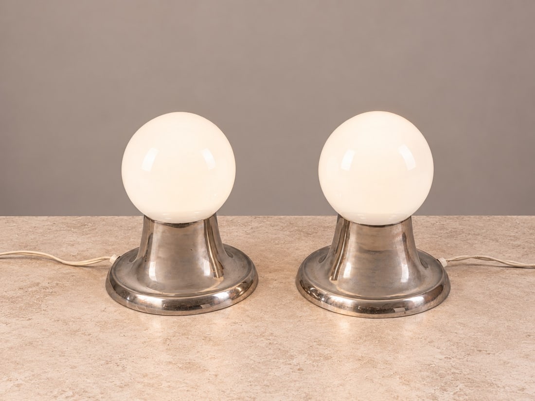 Achille & Pier Giacomo Castiglioni, TABLE LAMPS MODEL "LIGHT BALL", circa 1960s (1 of 3)
