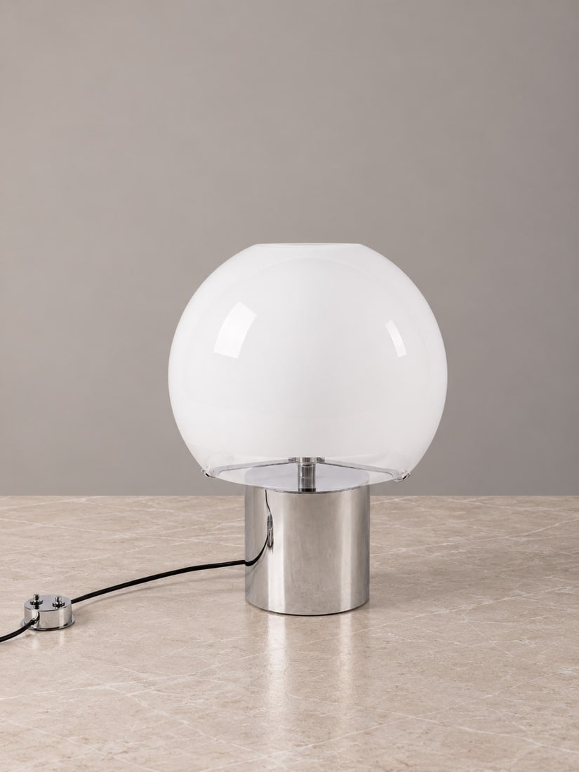 Luigi Caccia Dominioni (Milano 1913 - 2016), "LTA6 PORCINO" TABLE LAMP, circa 1970s (1 of 3)