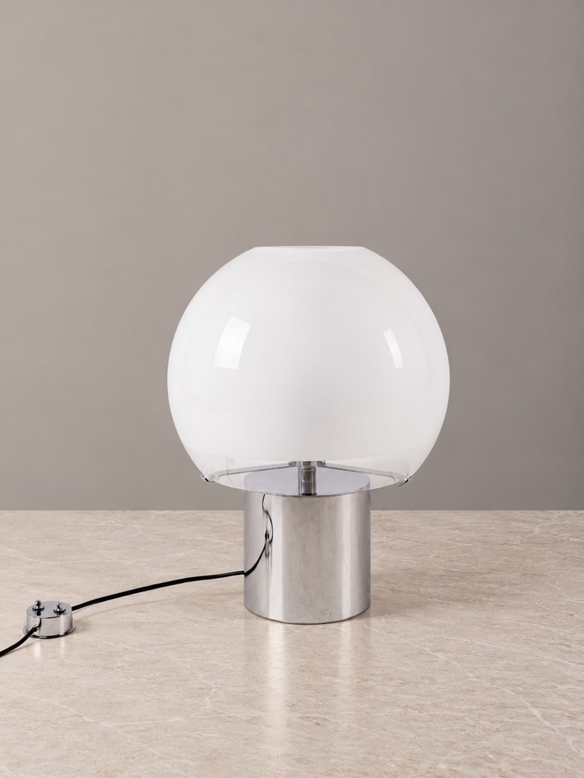Luigi Caccia Dominioni (Milano 1913 - 2016), "LTA6 PORCINO" TABLE LAMP, circa 1970s (1 of 3)