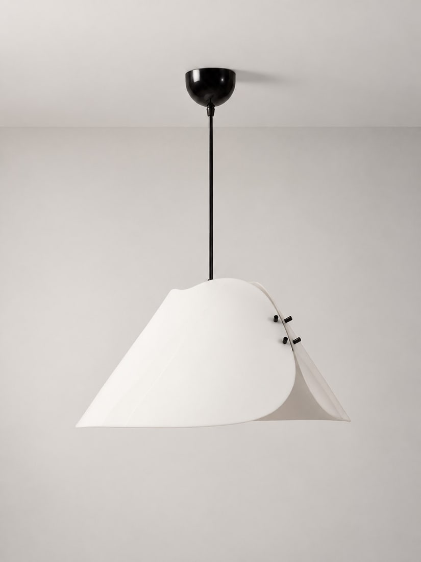 Vico Magistretti (Milano 1920 - 2006), "MELILLA 470" PENDANT LAMP, circa 1970s (1 of 3)
