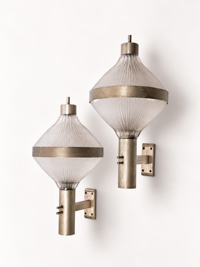 Candle, WALL LAMPS, circa 1970s (1 of 3)