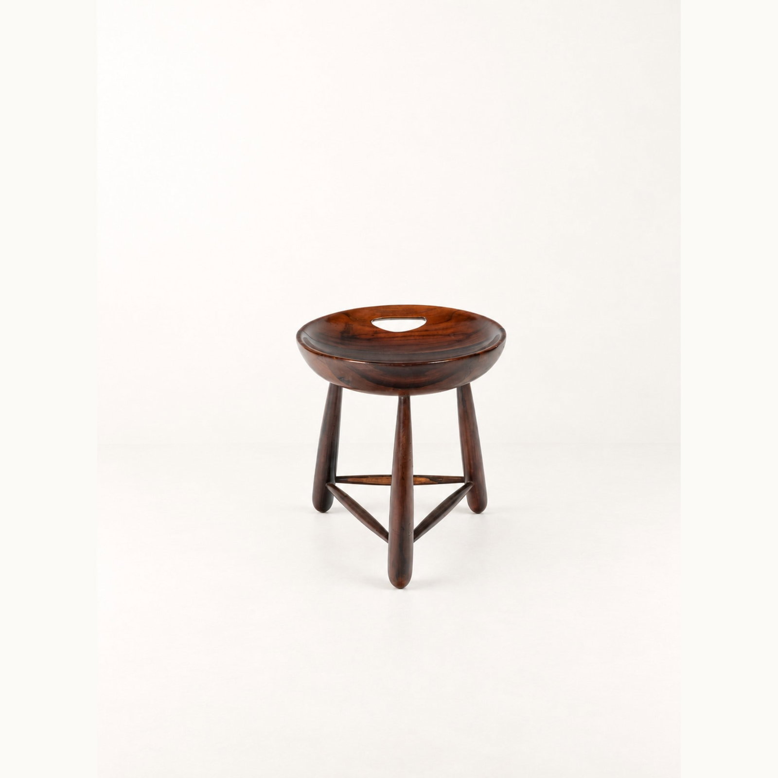 Sergio Rodrigues (Rio de Janeiro 1927 - 2014), "MOCHO" STOOL, circa 1950s (1 of 5)