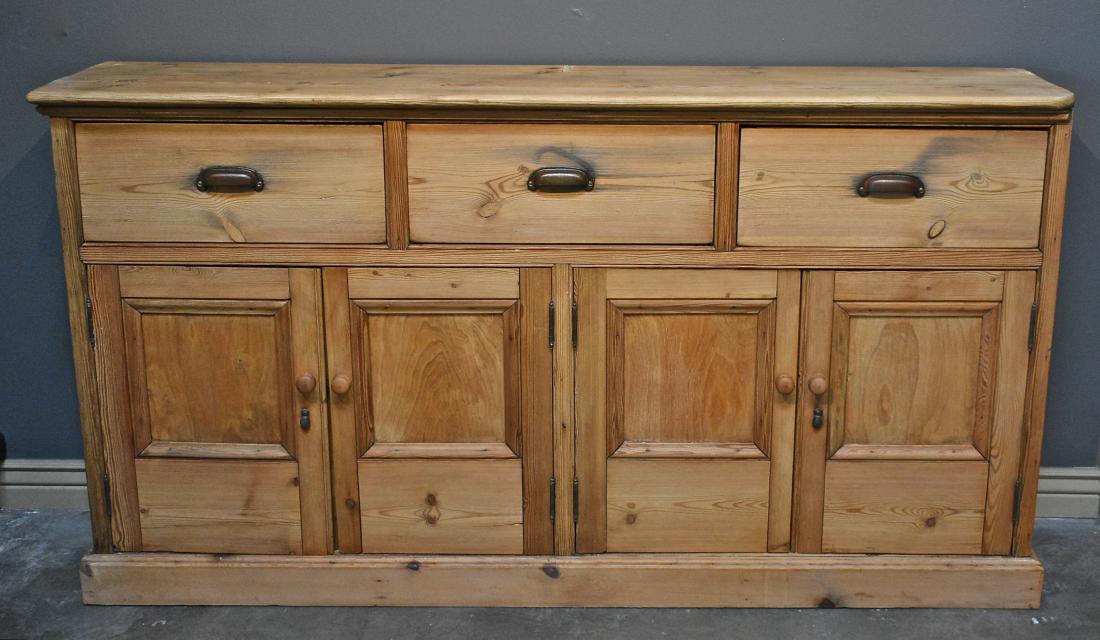 British Kingdom Antique Pine Sideboard (1 of 5)