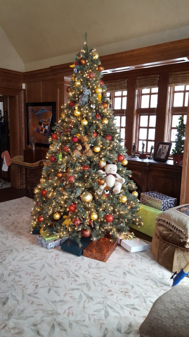 Regency International 9 foot Christmas tree (1 of 4)